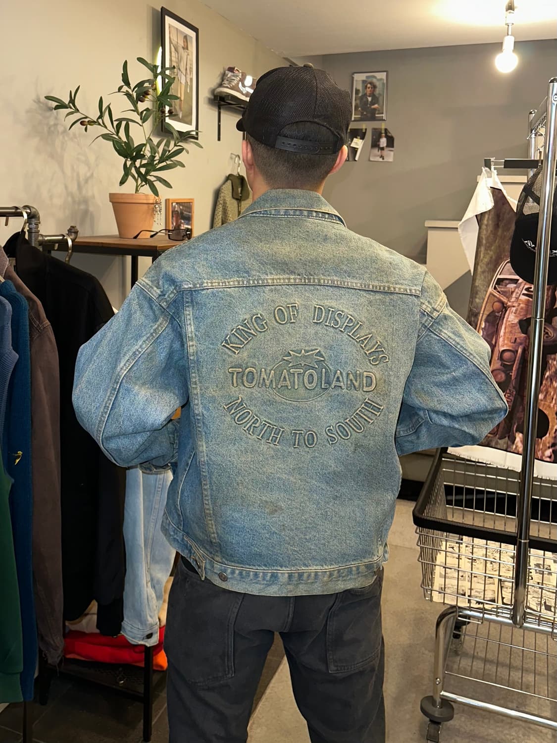 90’s Tomatoland back detail denim jacket 상품이미지1