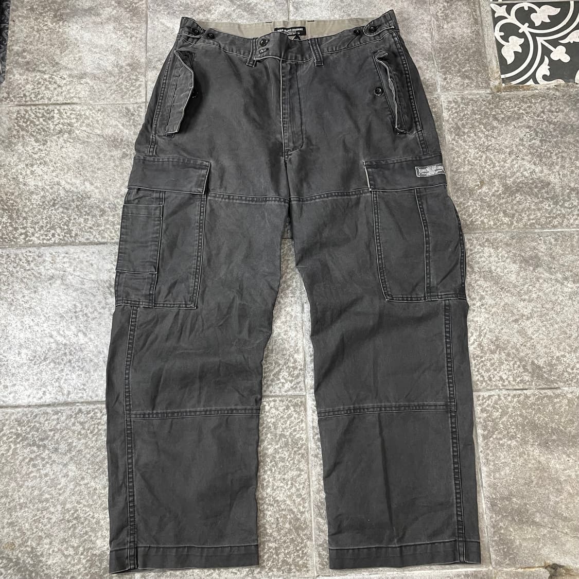 2000s 폴로 진스 컴퍼니 더블니 카고 팬츠 상품이미지1