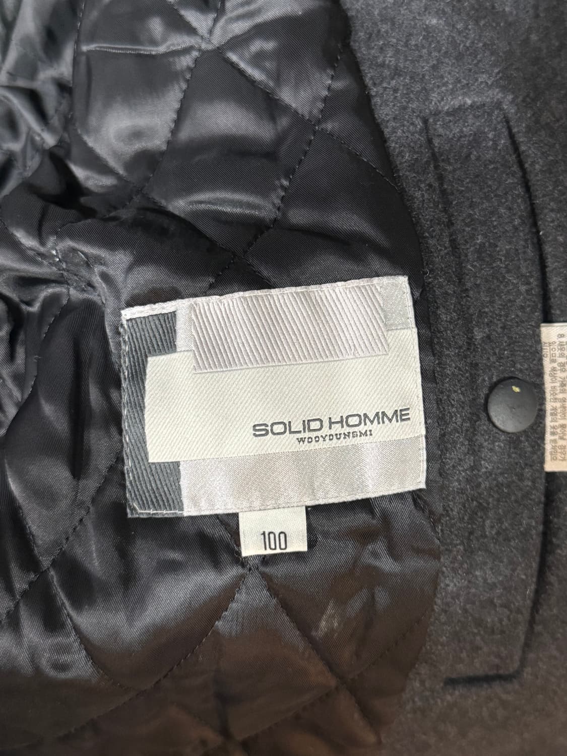 SOLIDHOMME 솔리드 옴므양가죽 스타디움 자켓 상품이미지3