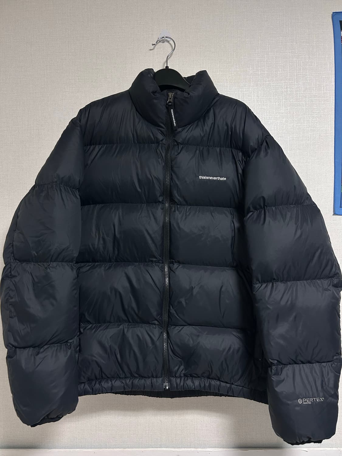 디스이즈네버댓 덕다운 자켓 패딩 블랙 L  상품이미지6