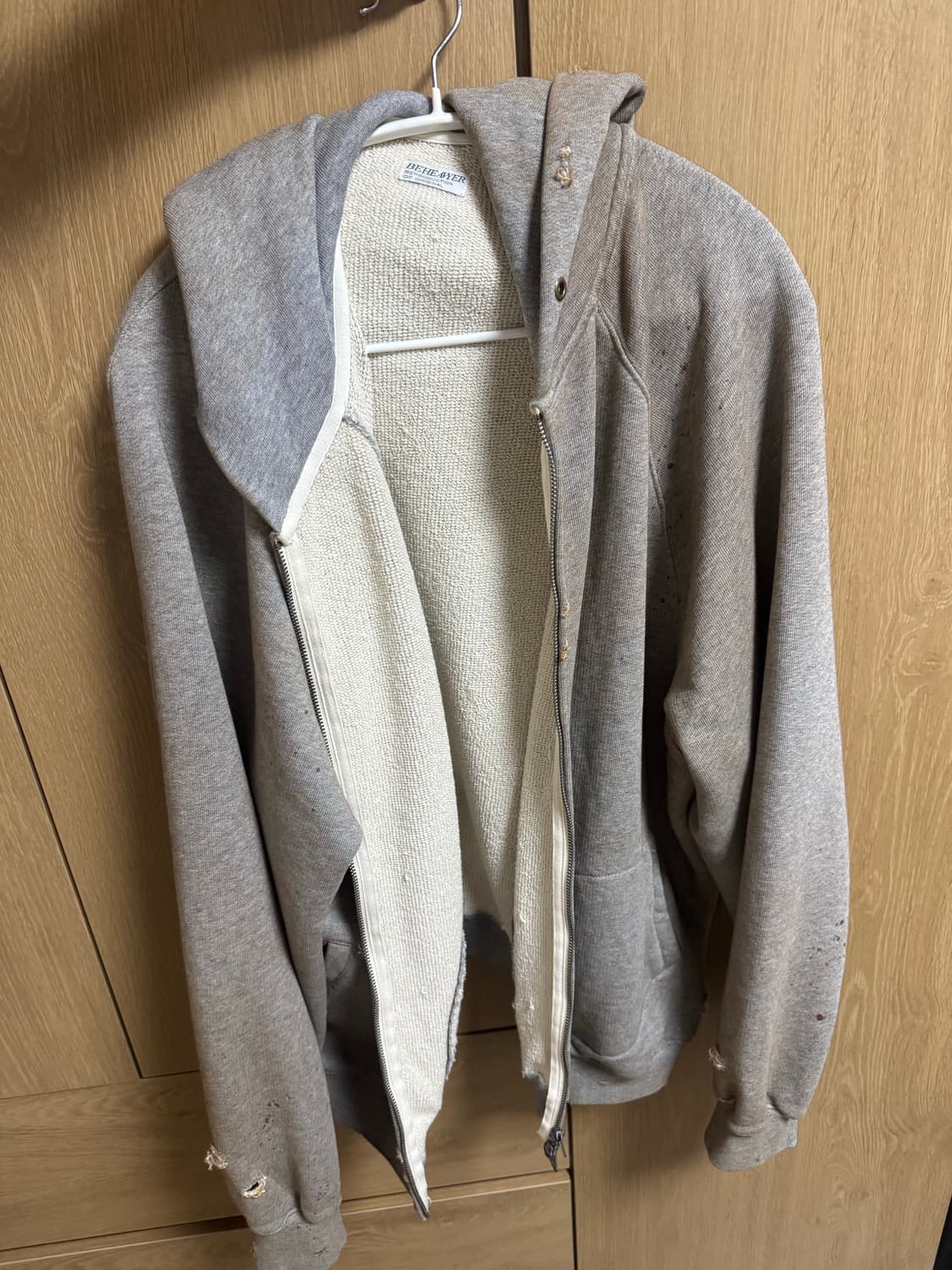 비헤비어 후드집업 3사이즈(100~105) 상품이미지3