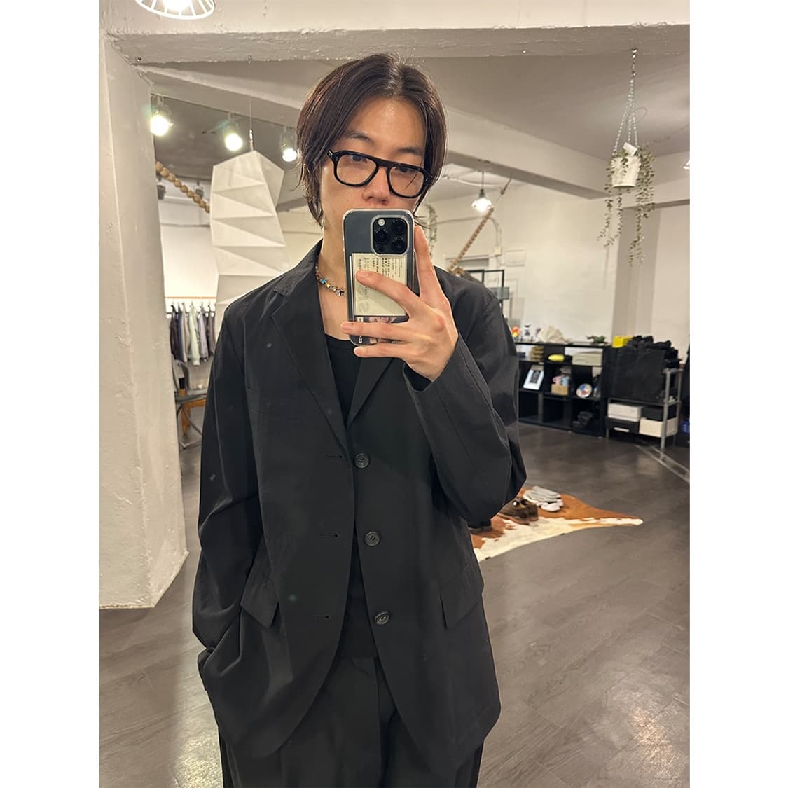 이세이미야케 오버사이즈 블레이저 상품이미지4