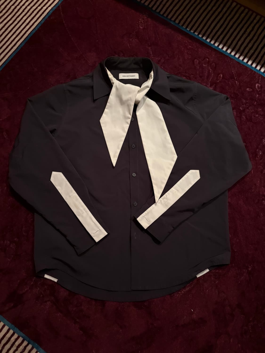 Kiko kostadinov tulcea bow shirt 상품이미지2