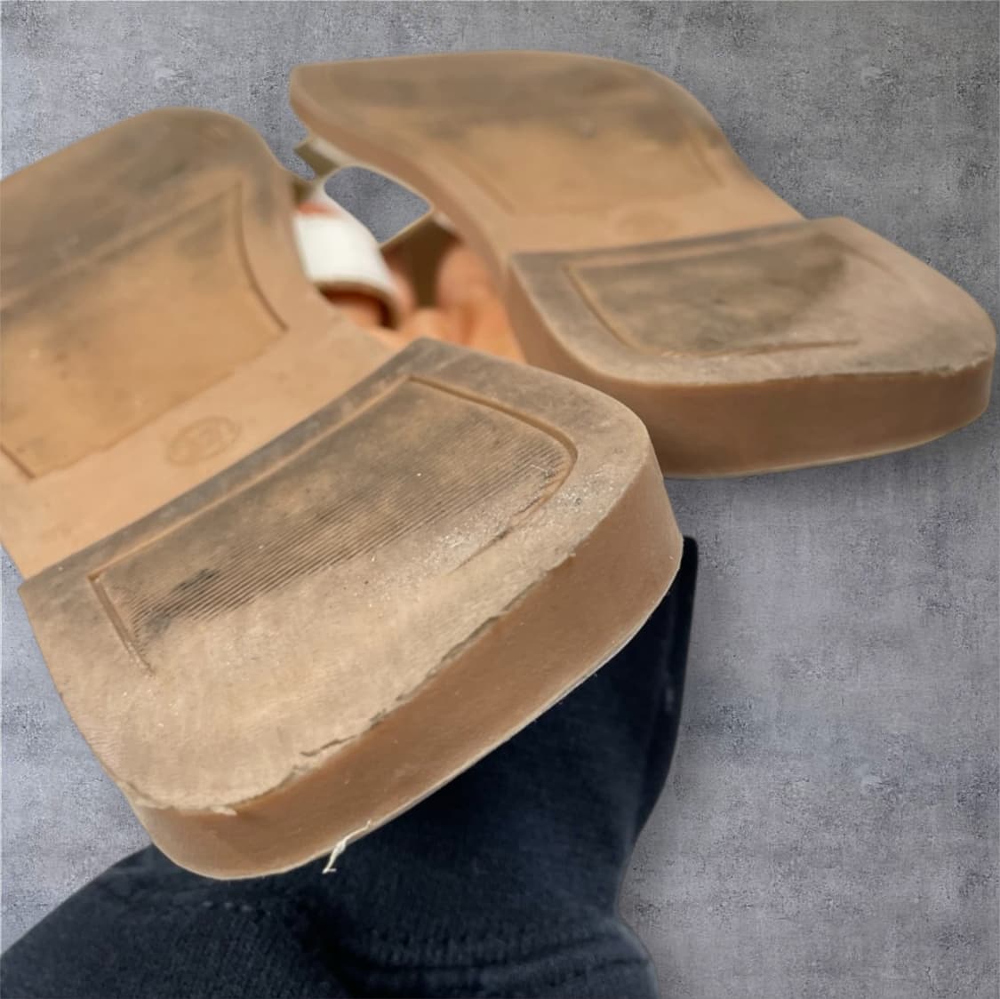 에르메스 Hermes 화이트 오란 샌들 슬리퍼 37 상품이미지7