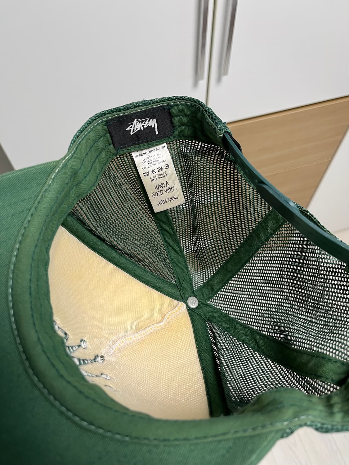 스투시 크라운 스탁 트러커 캡 포레스트 상품이미지2