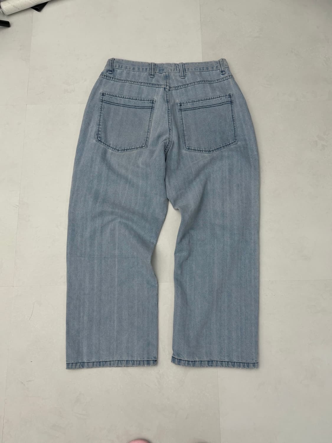 팬티 프린팅 와이드 데님  상품이미지6