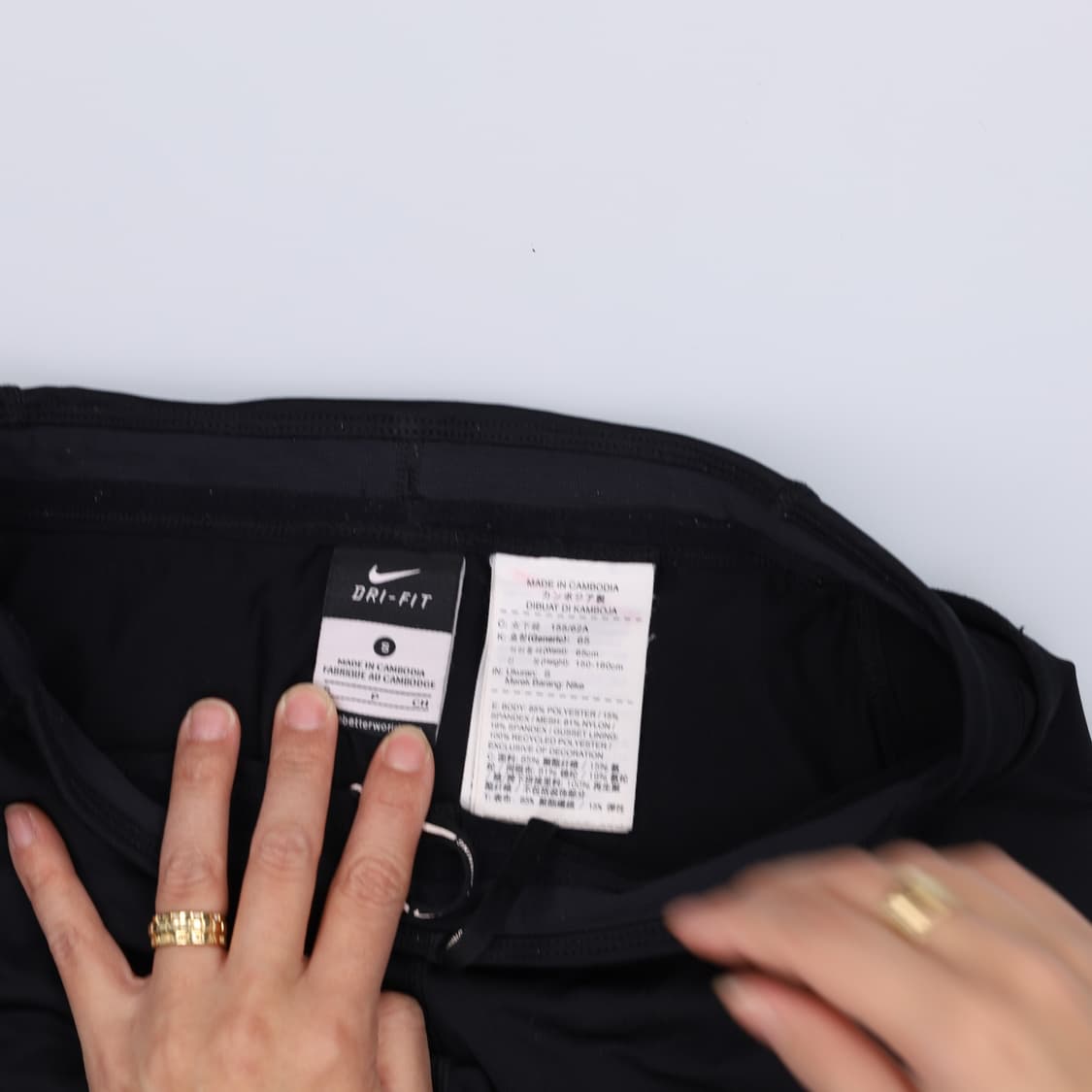 S 나이키 여성 드라이핏 레깅스 0224H1 상품이미지4