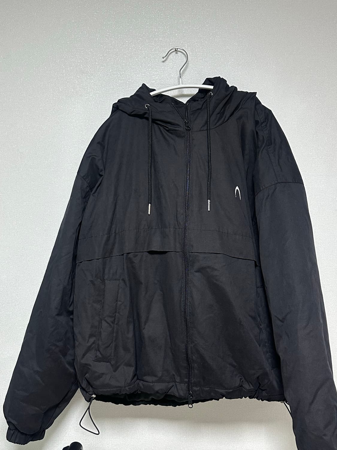 Paneled Puffer Jacket (Black) 상품이미지4