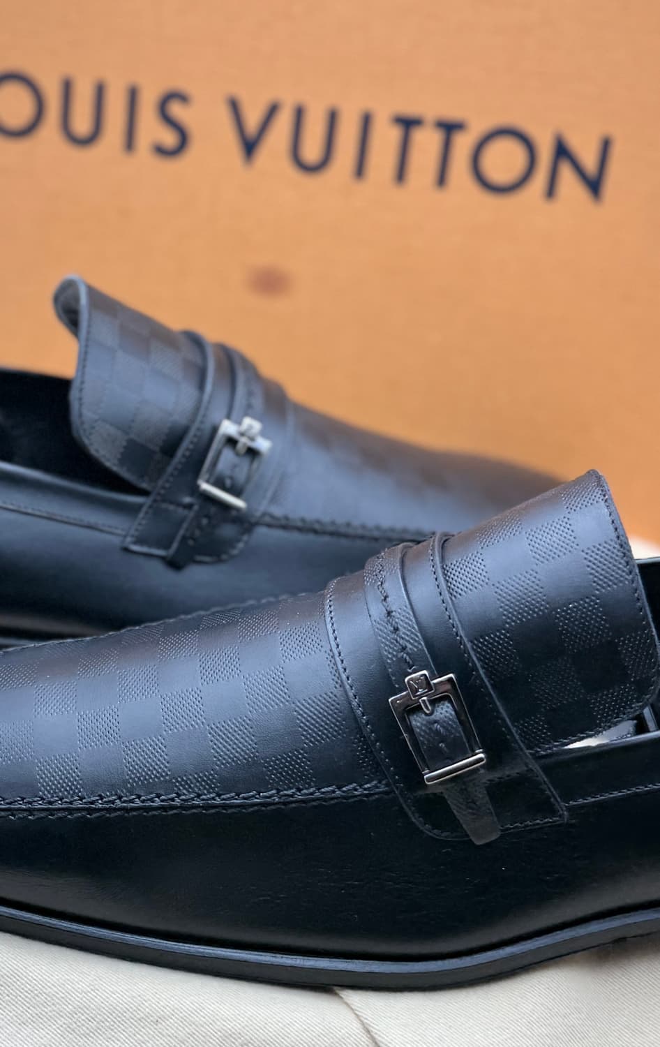 정품)루이비통 다미에 구두 255 상품이미지7