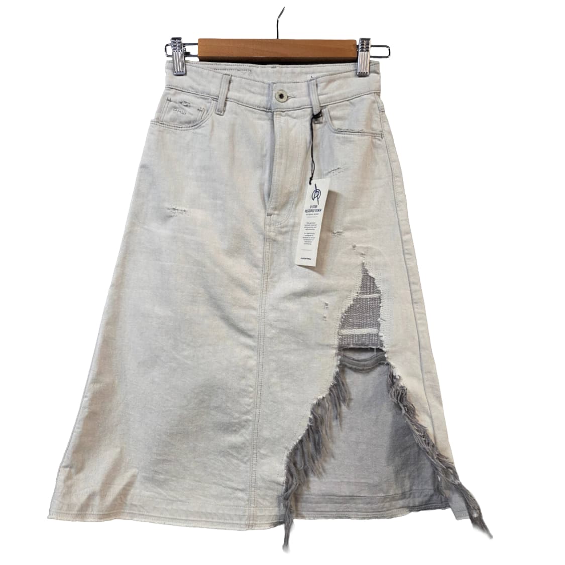 G-STAR 디스트로이드 롱 데님 스커트(24)택없음/디피용 상품이미지1