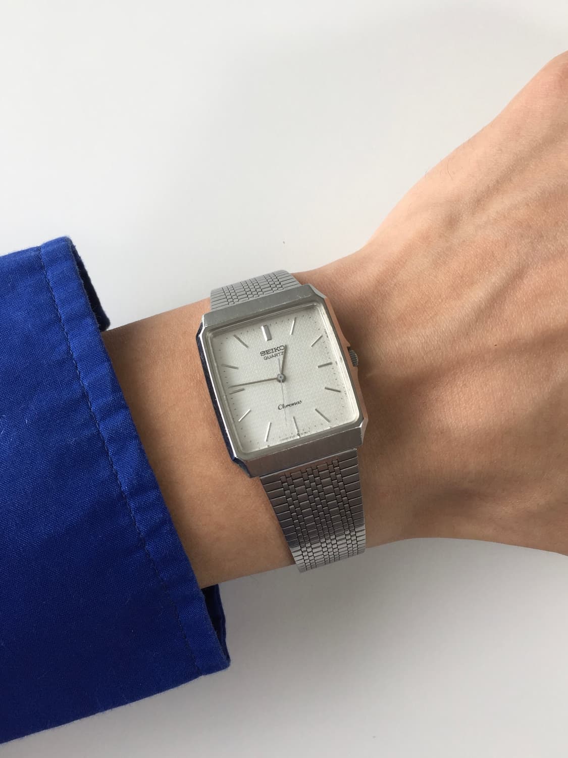 80s seiko chronos slim square quartz 상품이미지6