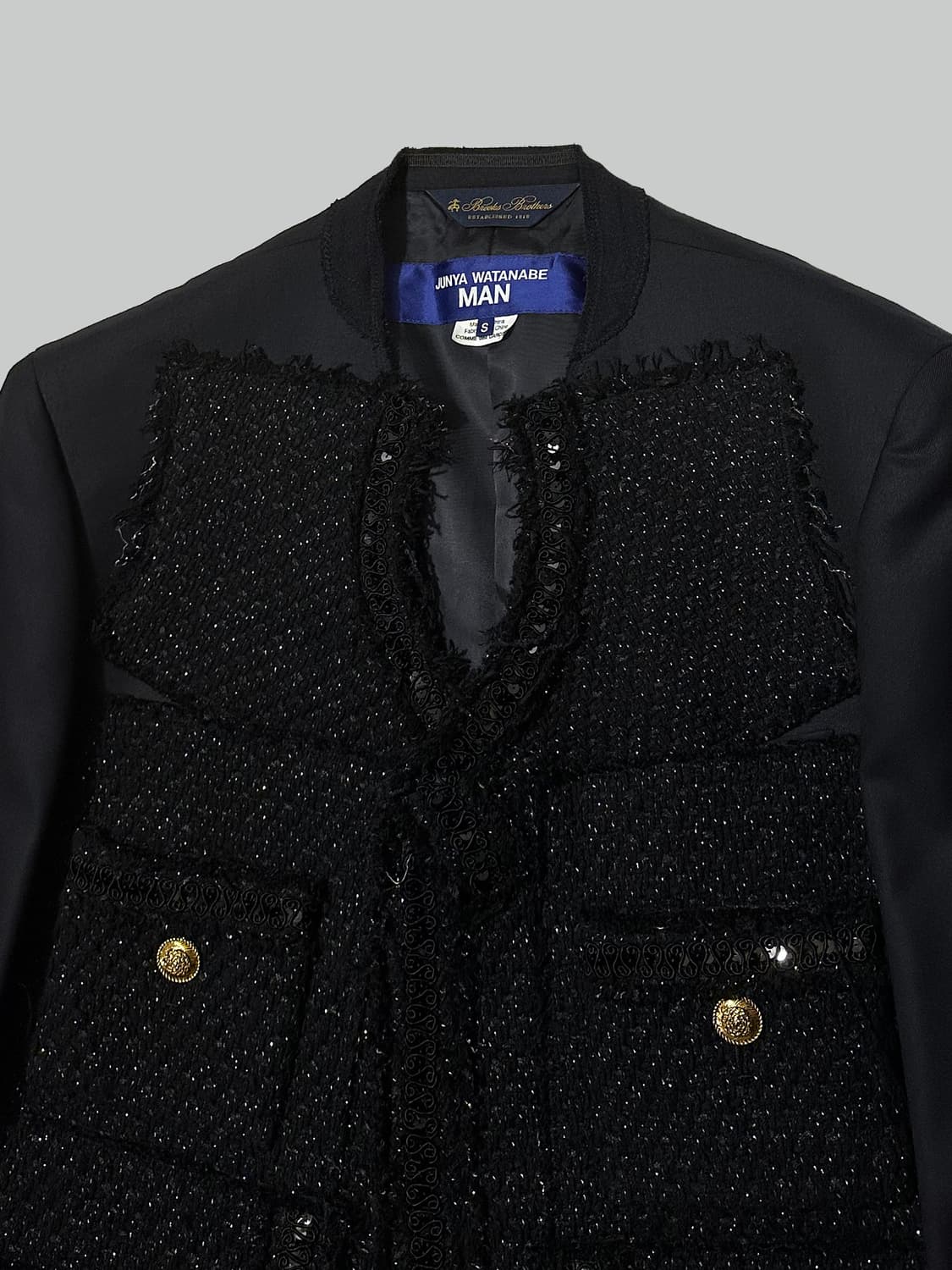 준야 와타나베 24ss 브룩스 트위드 블레이저 상품이미지4