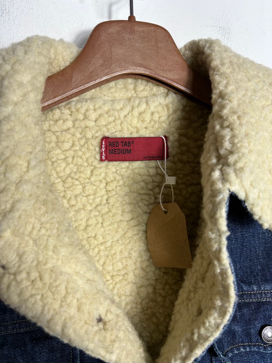 Levis 리바이스 시어링 카라 진청 데님 자켓 상품이미지4