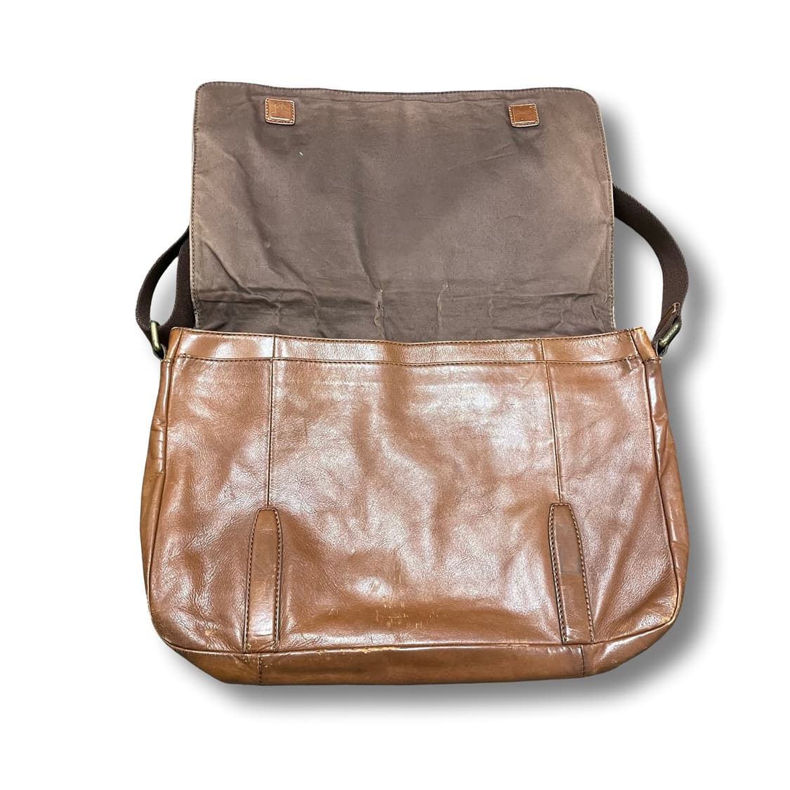 FOSSIL 레더 빈티지 크로스백 브라운 상품이미지4