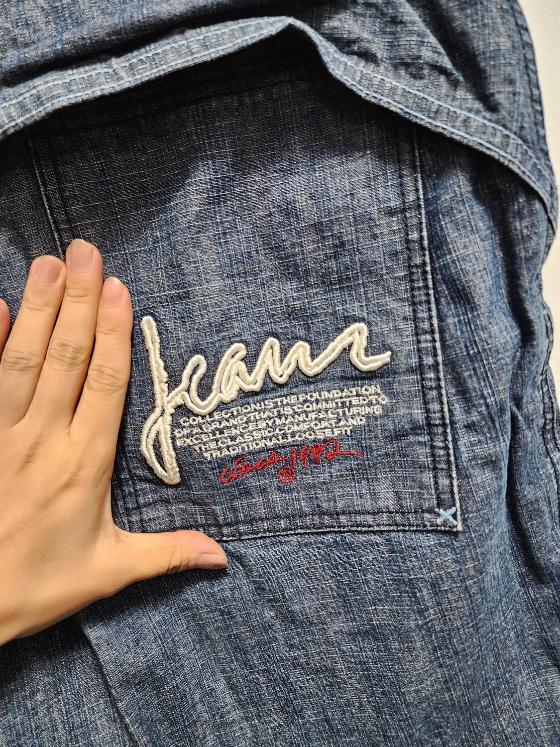 FUBU 올드스쿨 데님 버뮤다팬츠 상품이미지3