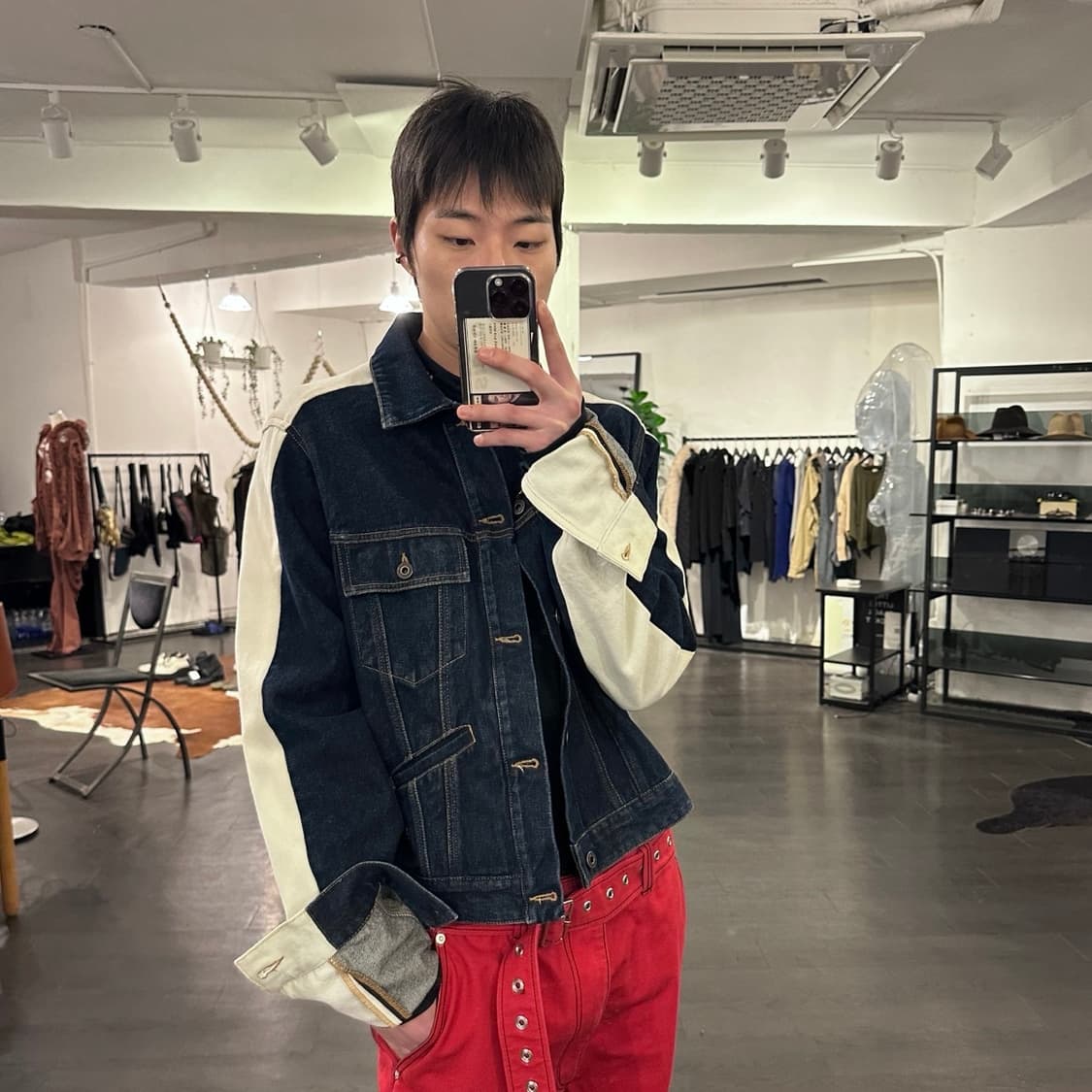 오프화이트 데님자켓 상품이미지4