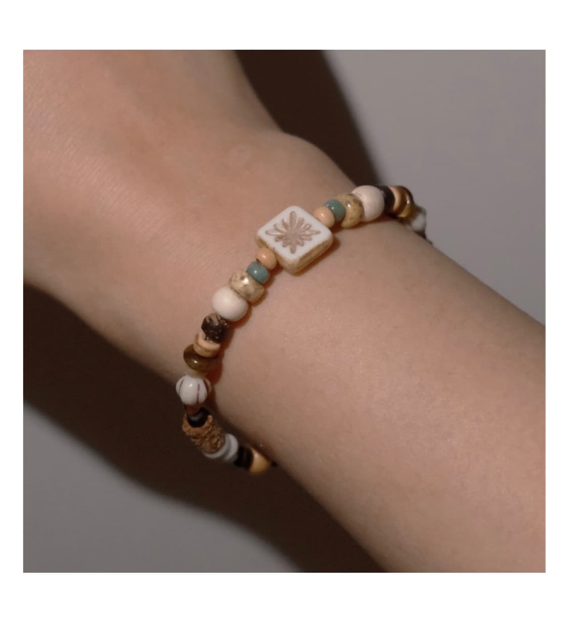 [포드메르] 샌드 앤 우드 원석 팔찌 상품이미지4