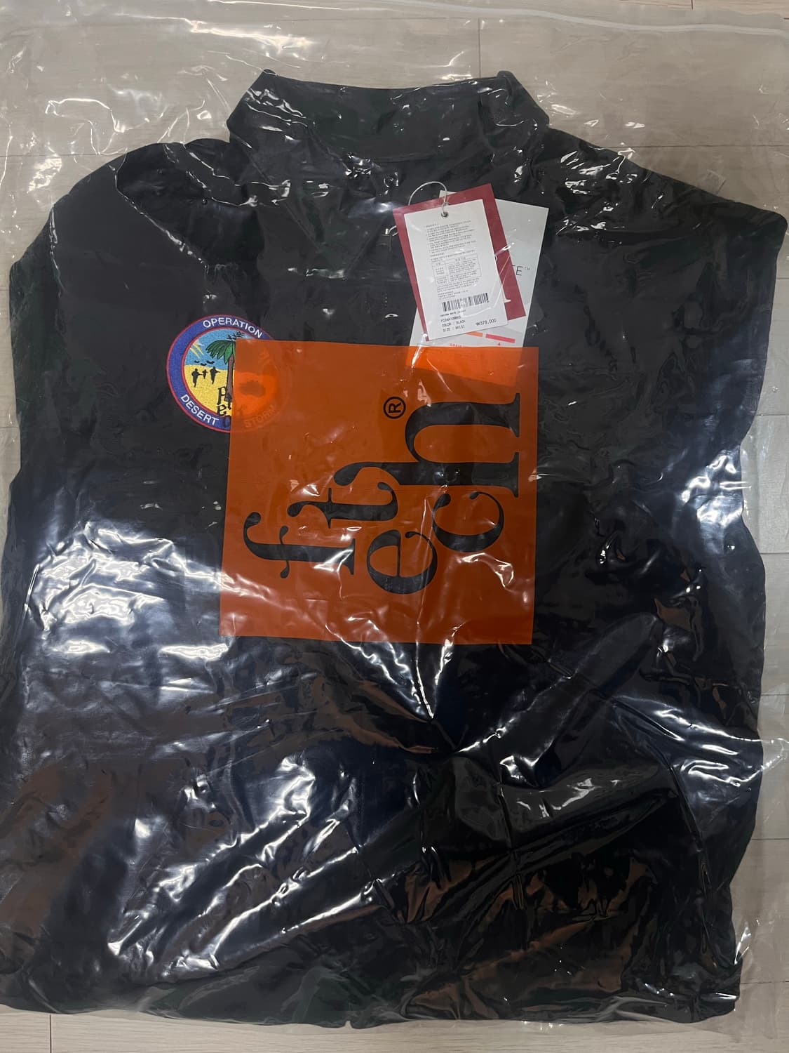 (새상품) 페치 리버시블 워크 자켓 블랙 S 상품이미지7