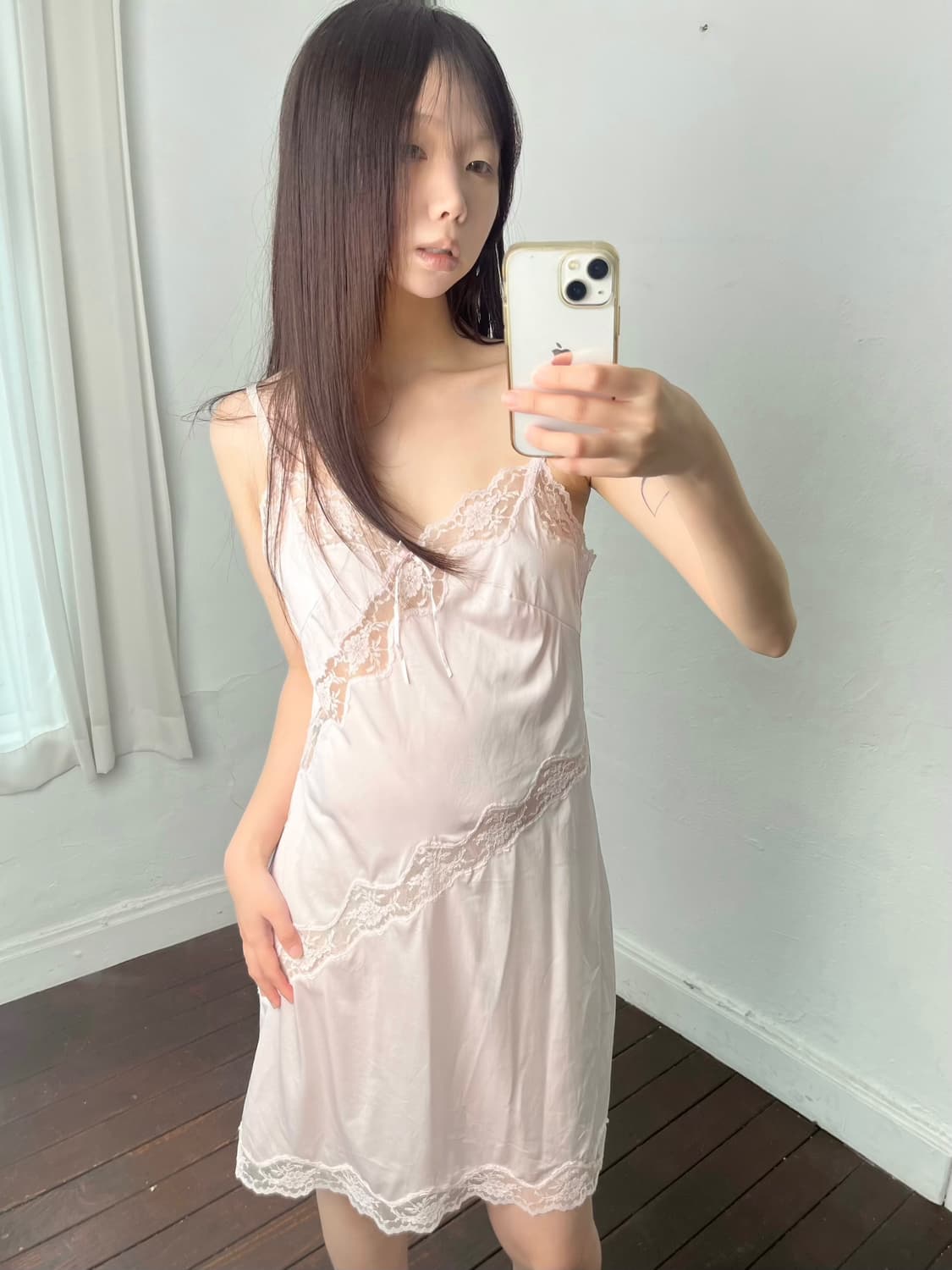 레이어드 슬립 원피스 상품이미지1