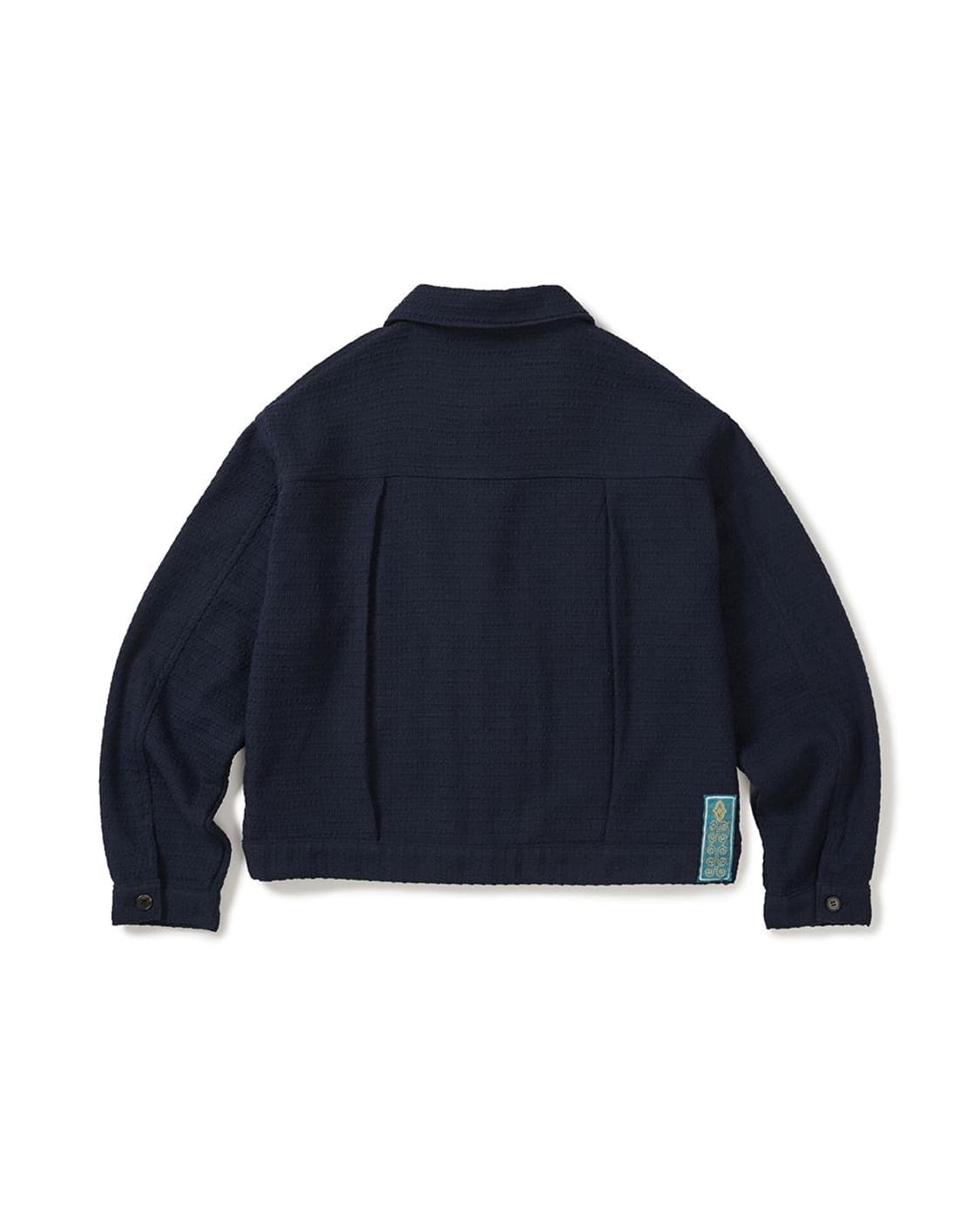 카락터 Weave trucker jacket / Navy 상품이미지4