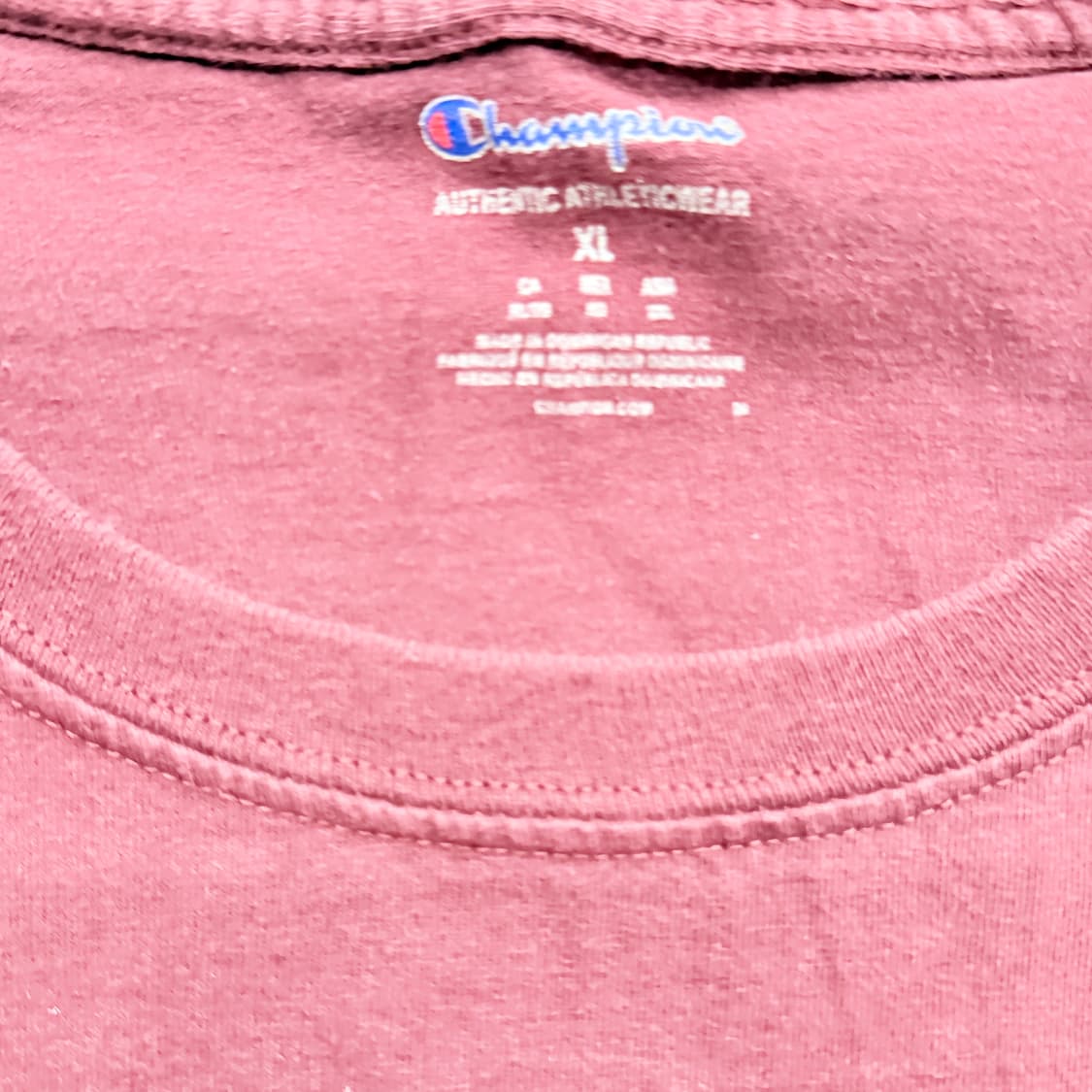 챔피온 반팔 티셔츠(와인)XL  상품이미지5