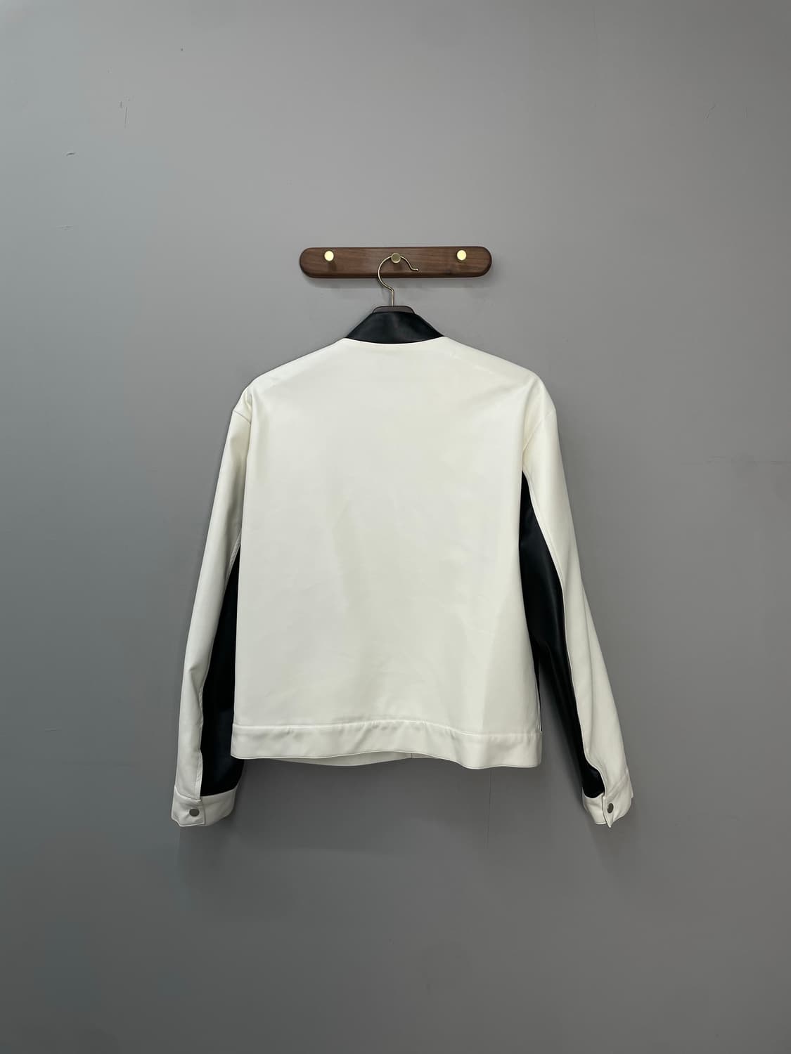 빈티지 hender 투톤 레더 자켓 H1445 상품이미지4