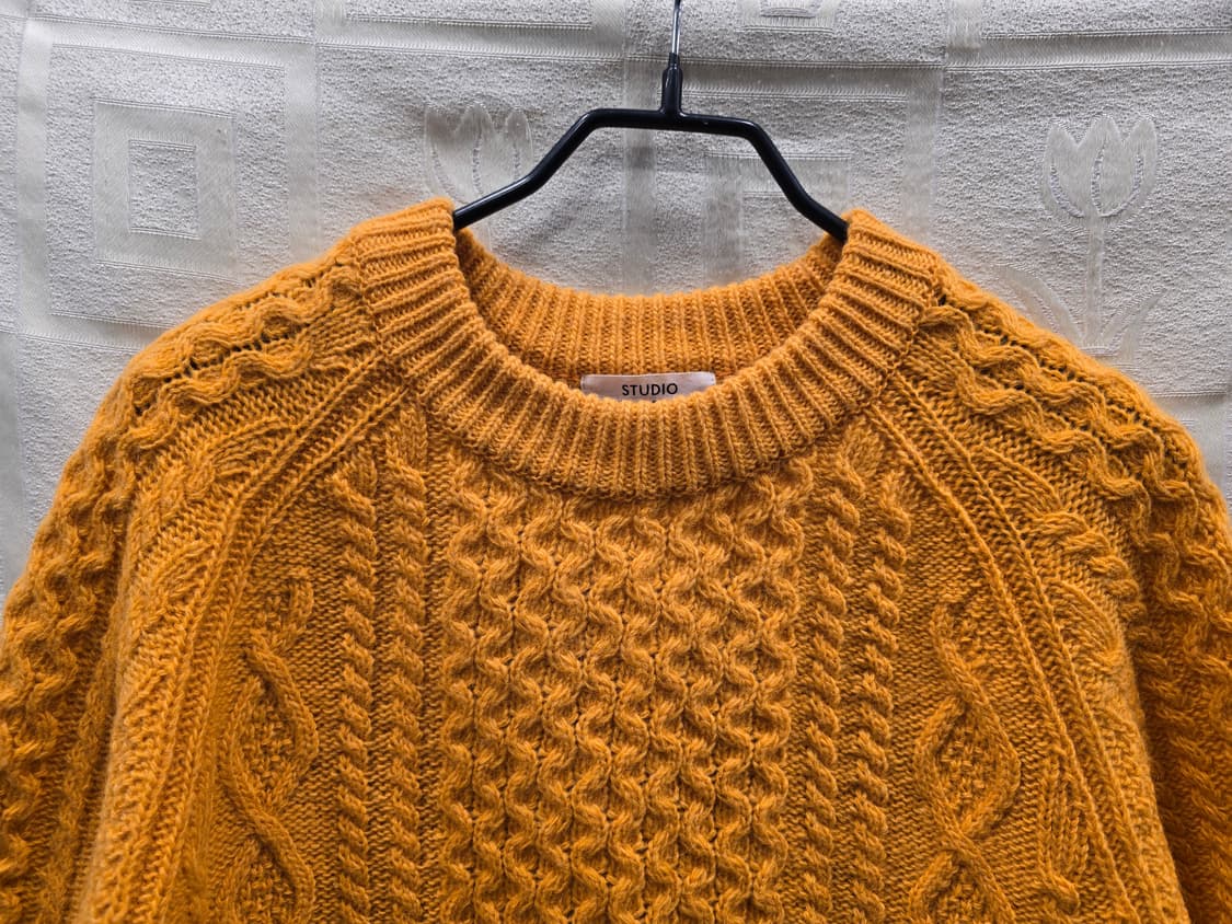 스튜디오톰보이 STUDIO TOMBOY 꽈배기 니트 프리사이즈 상품이미지2