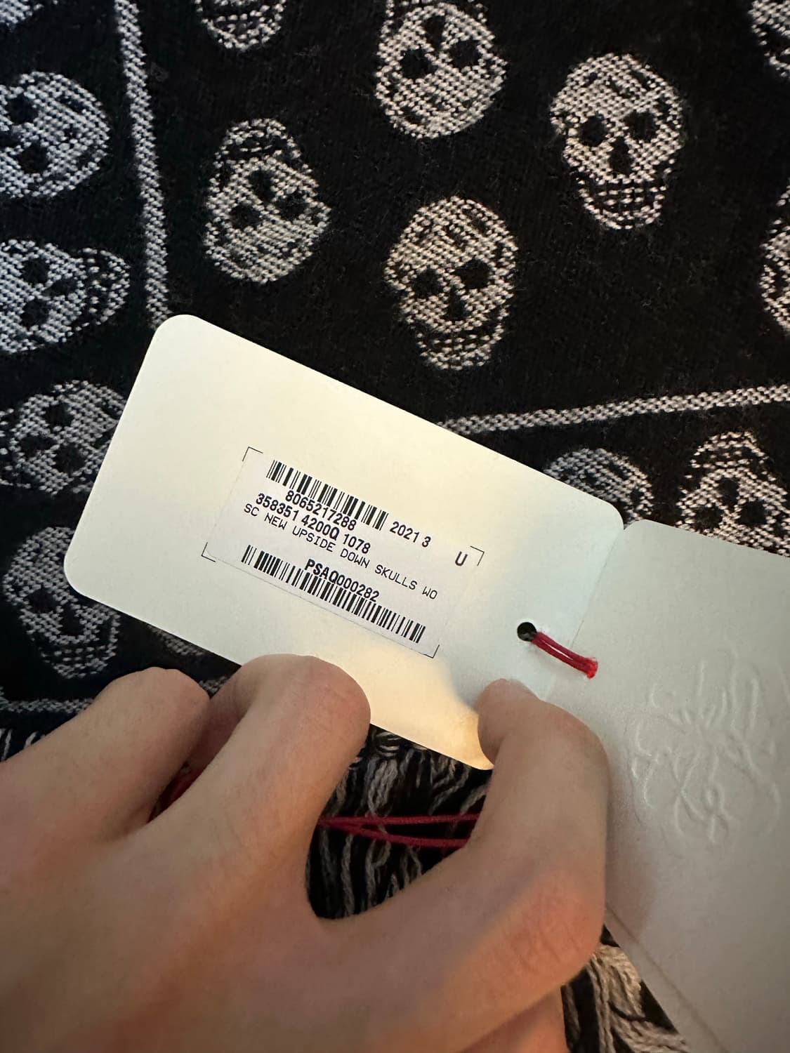 알렉산더맥퀸 머플러 상품이미지3