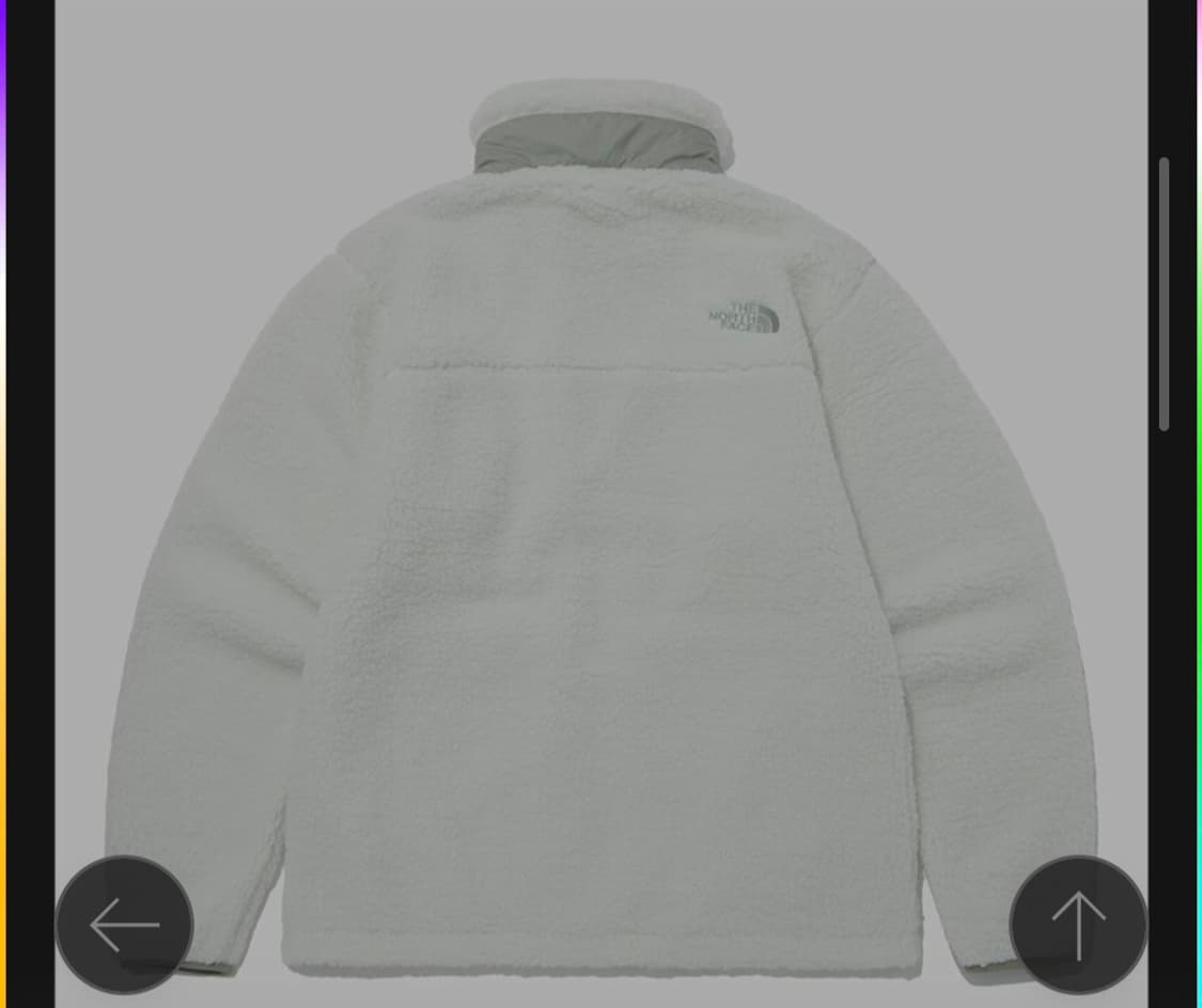 노스페이스 리버시블 플리스자켓 사이즈S/90 상품이미지4