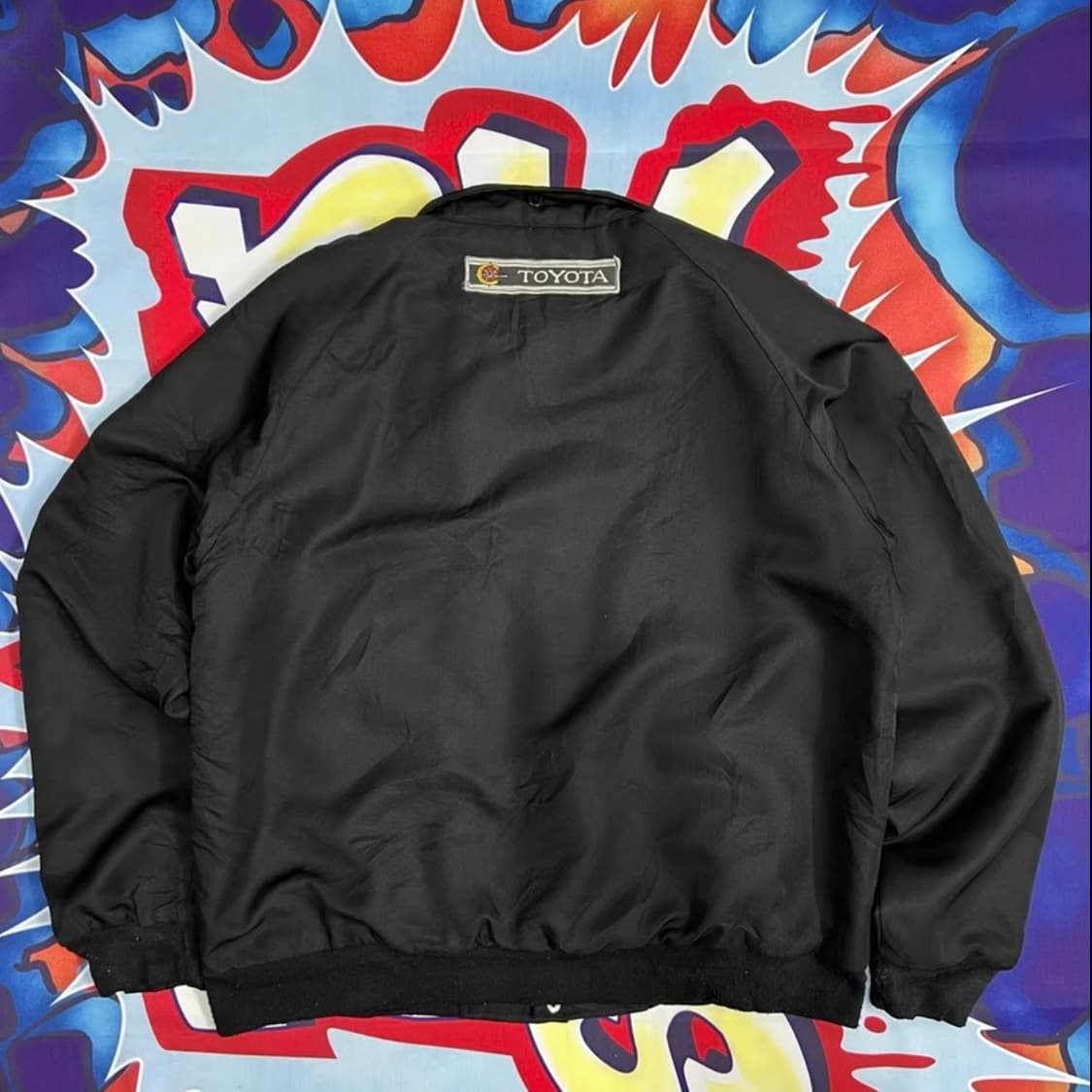 TOYOTA 일본제 빈티지 토요타 기업 로고 워크 자켓 상품이미지2