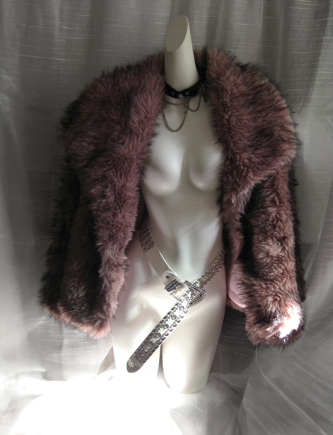 핑크 퍼자켓 glam fur jacket 상품이미지1