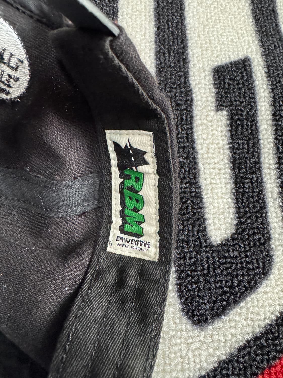 리얼 베드 맨 레고드 스냅백 햇 블랙 메이드 인 유에스 에이 상품이미지7