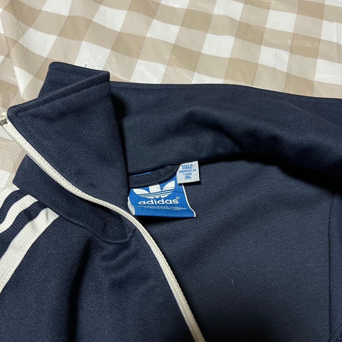 아디다스 유로파 져지 네이비 95 집업 트랙탑 삼선 Y2K 상품이미지2
