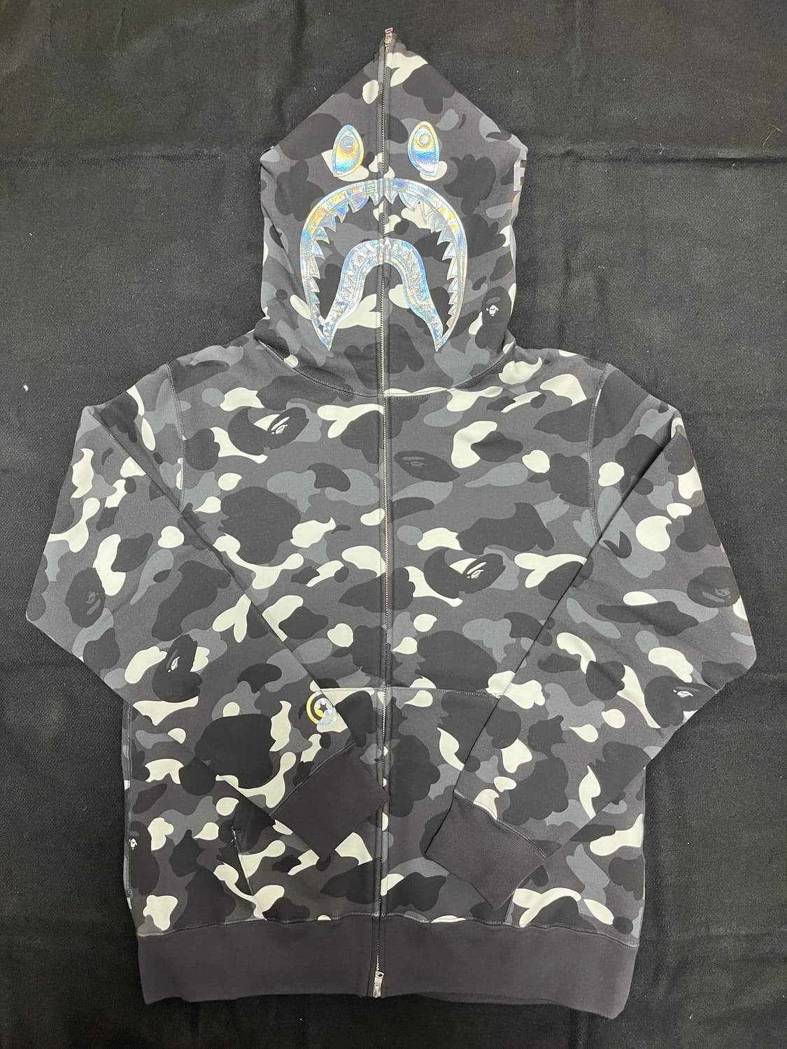 베이프 시티카모 샤크후드 블랙 xxl 상품이미지1