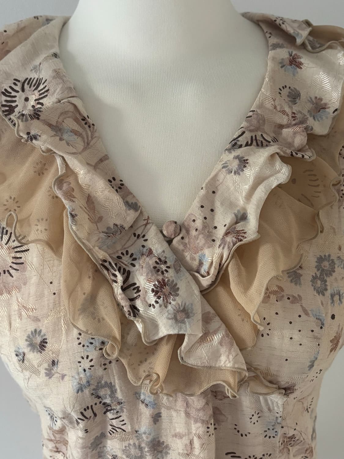 [Favrile] 일본 빈티지 러플 리본 유럽풍 블라우스 상품이미지3