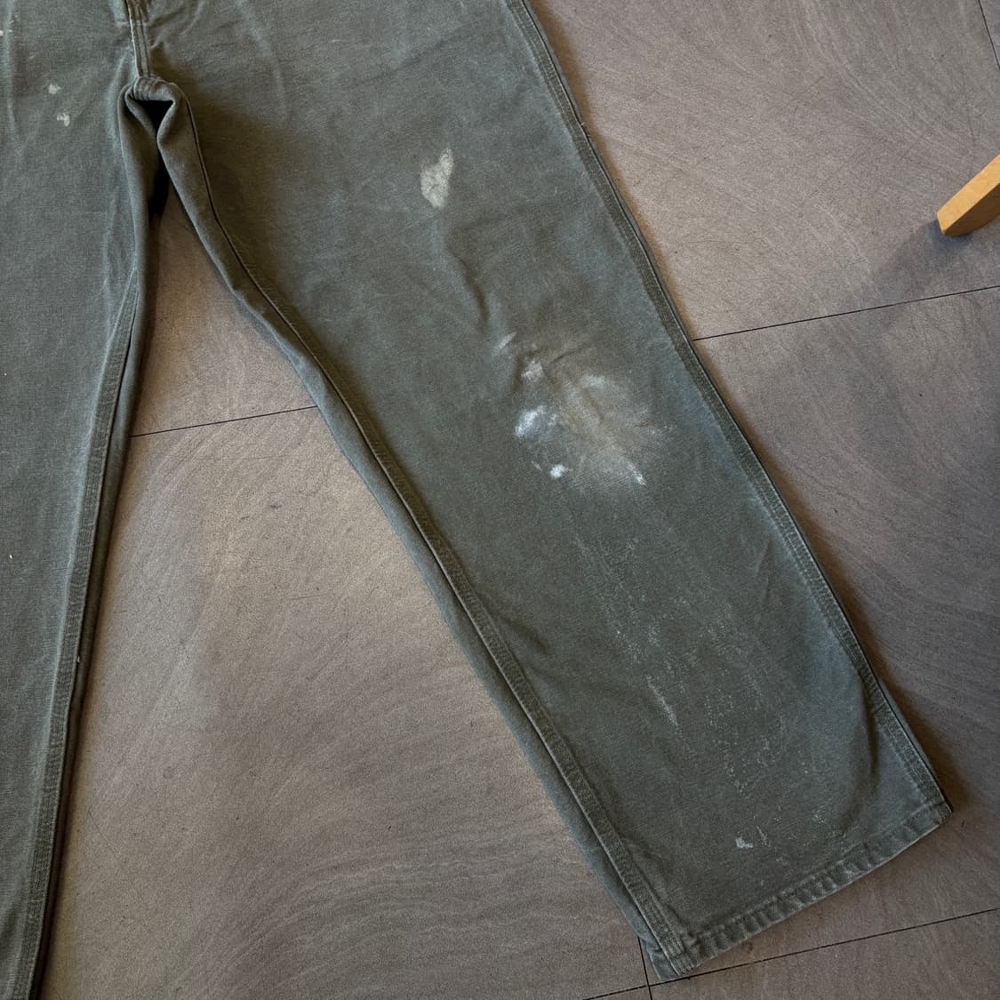 칼하트 오리지널 모스 그린 카펜터 팬츠 바지 상품이미지8