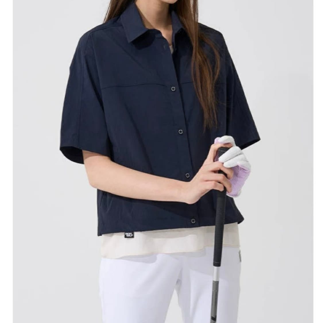 DKNY 디케이앤와이골프 25ss 여성 우븐 셔츠 자켓 M s220 상품이미지1