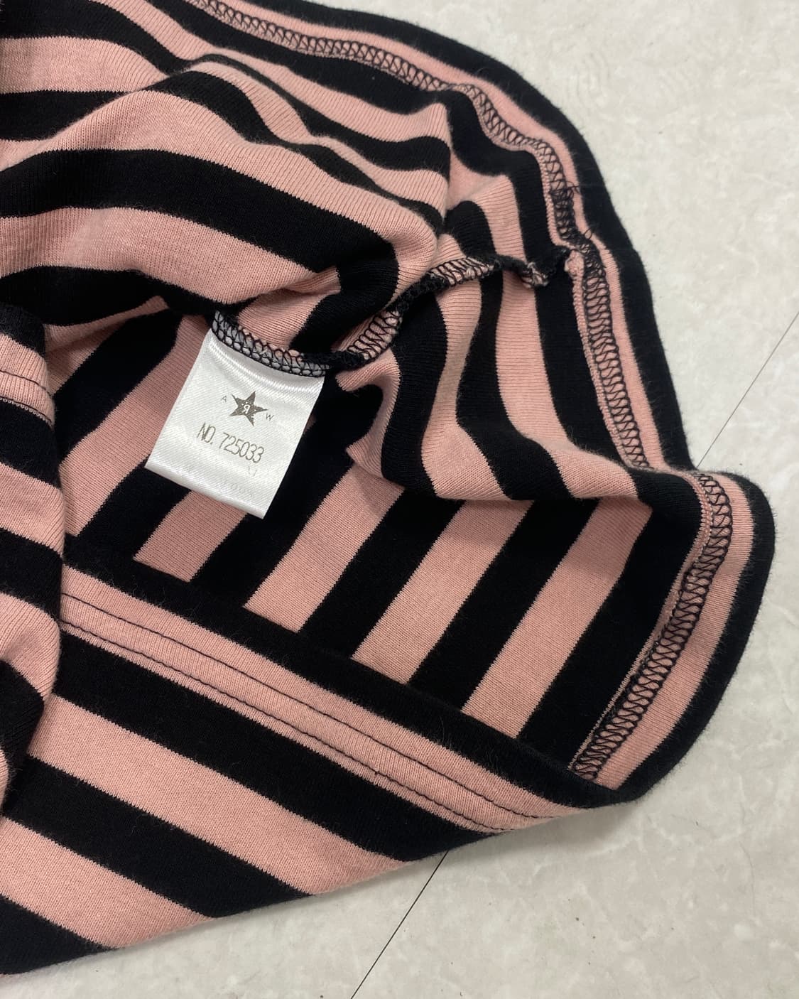  A*W pink Striped Sleeveless Top 상품이미지5