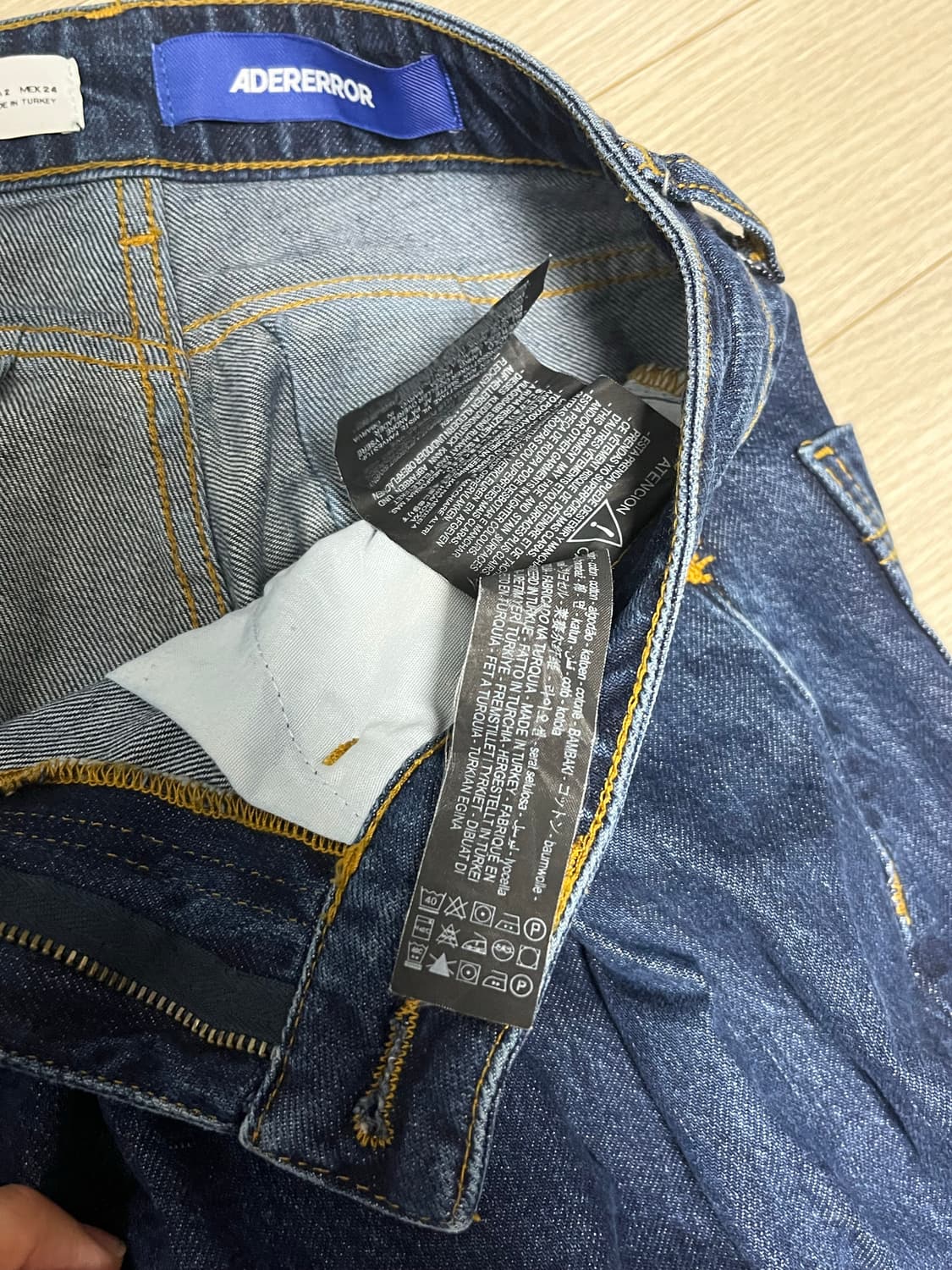 자더X아더에러 배럴핏 블루 데님 판매합니디(34사이즈) 상품이미지2