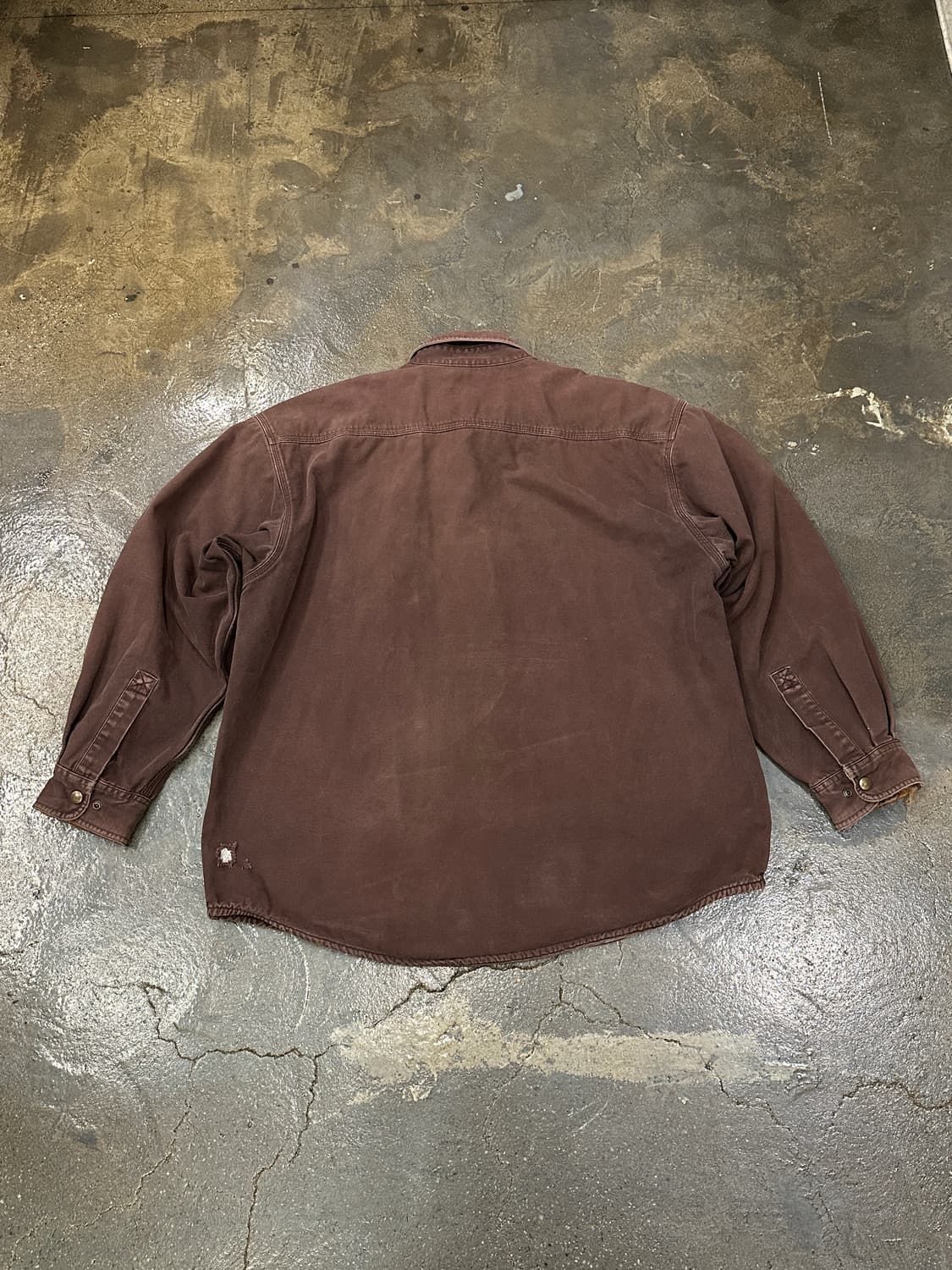 칼하트 워크셔츠 딥브라운 XL 상품이미지2