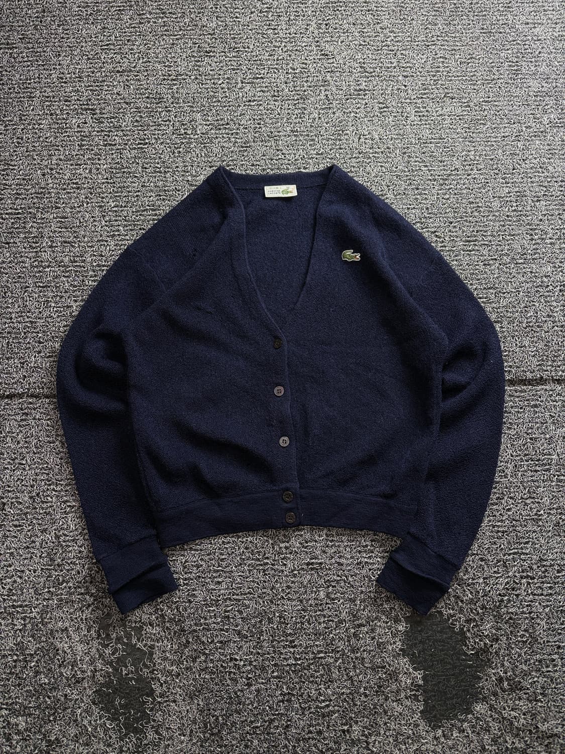 라코스테 아카이브 네이비 울 가디건 3332 상품이미지2