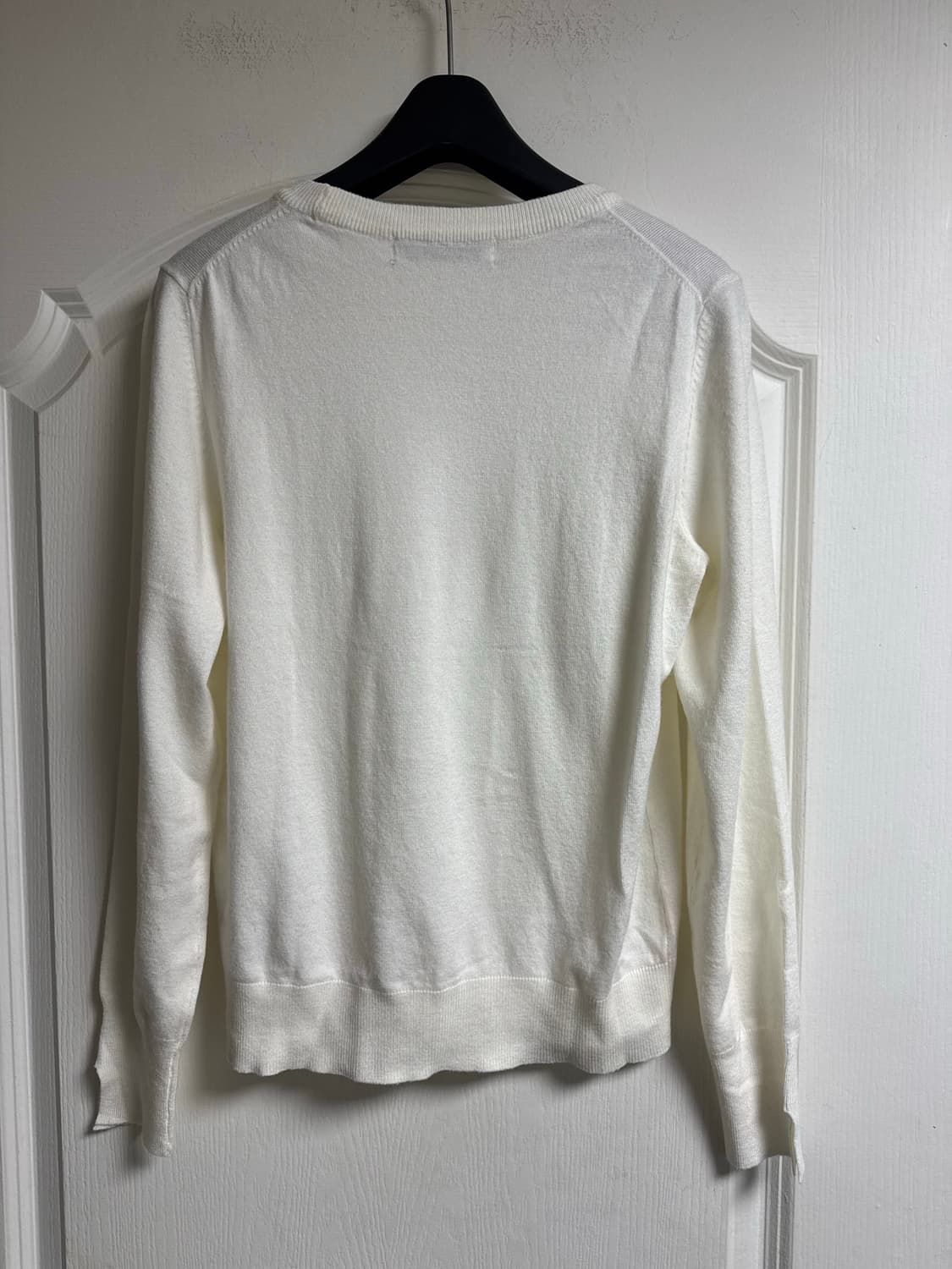 에잇세컨즈 라운드넥 니트 아이보리 L 상품이미지2