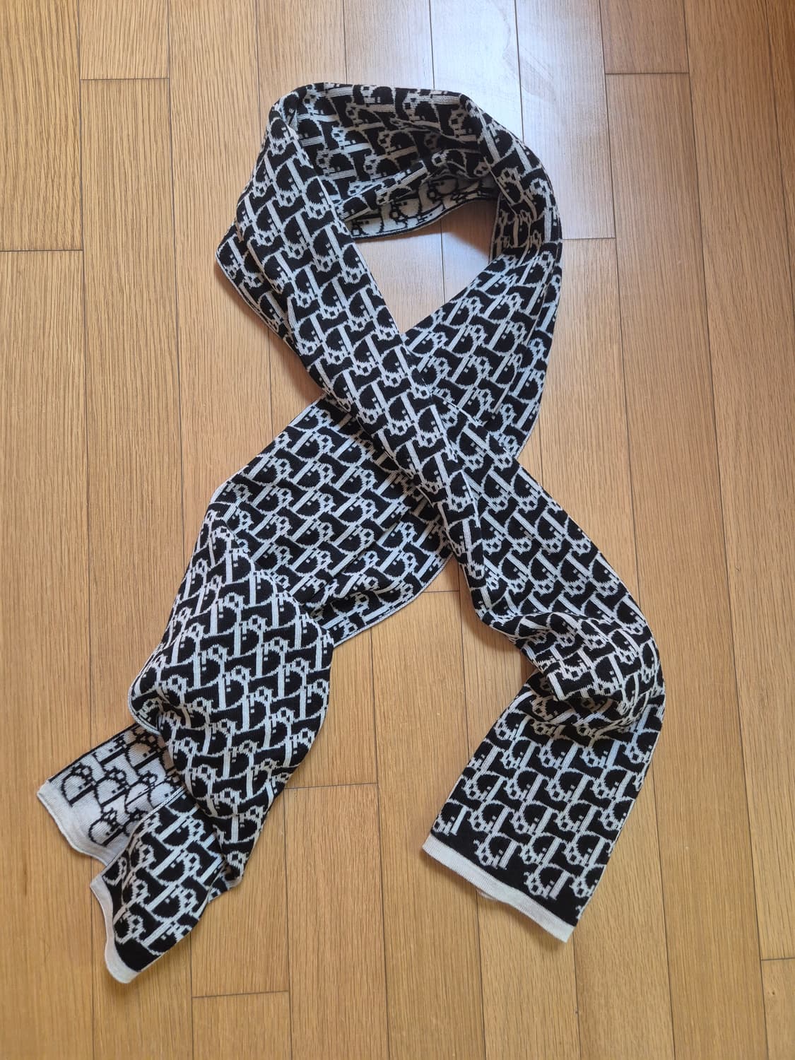 크리스찬 디올 오블리크 울 머플러 상품이미지6