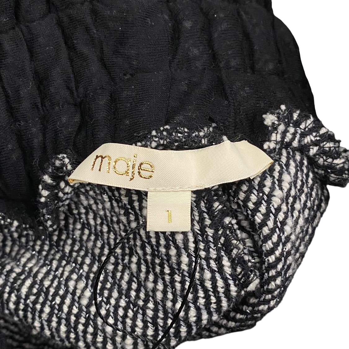 Maje, Tweed Layered Frill Skirt  상품이미지5