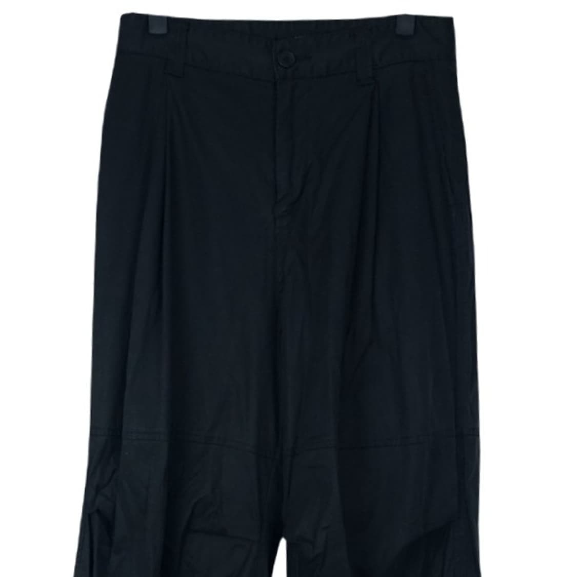 [메종미네드] 니턱 와이드 파라슈트 팬츠 블랙 M18059  상품이미지4