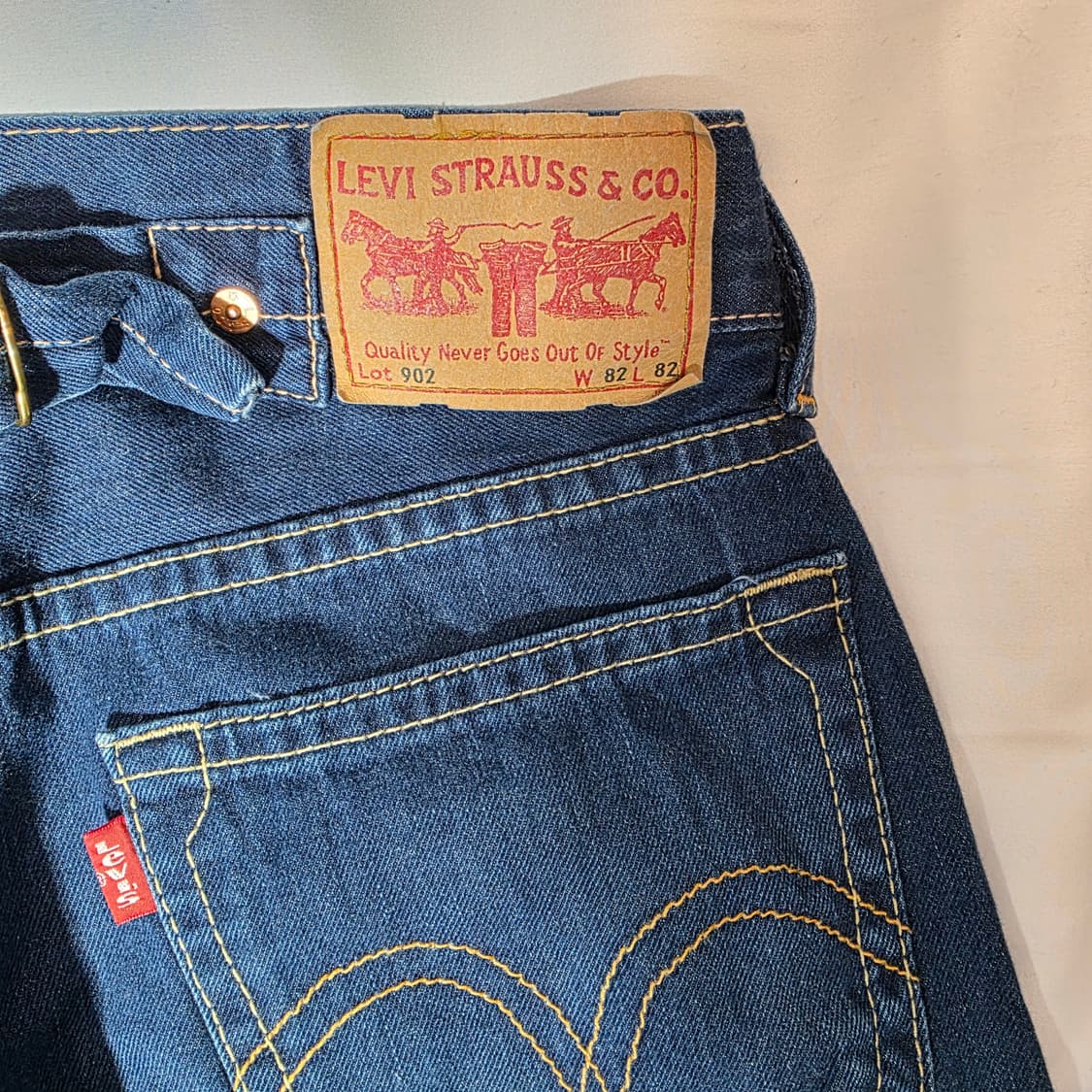 [32X32]00s 리바이스 902 신치백 데님 팬츠 상품이미지6