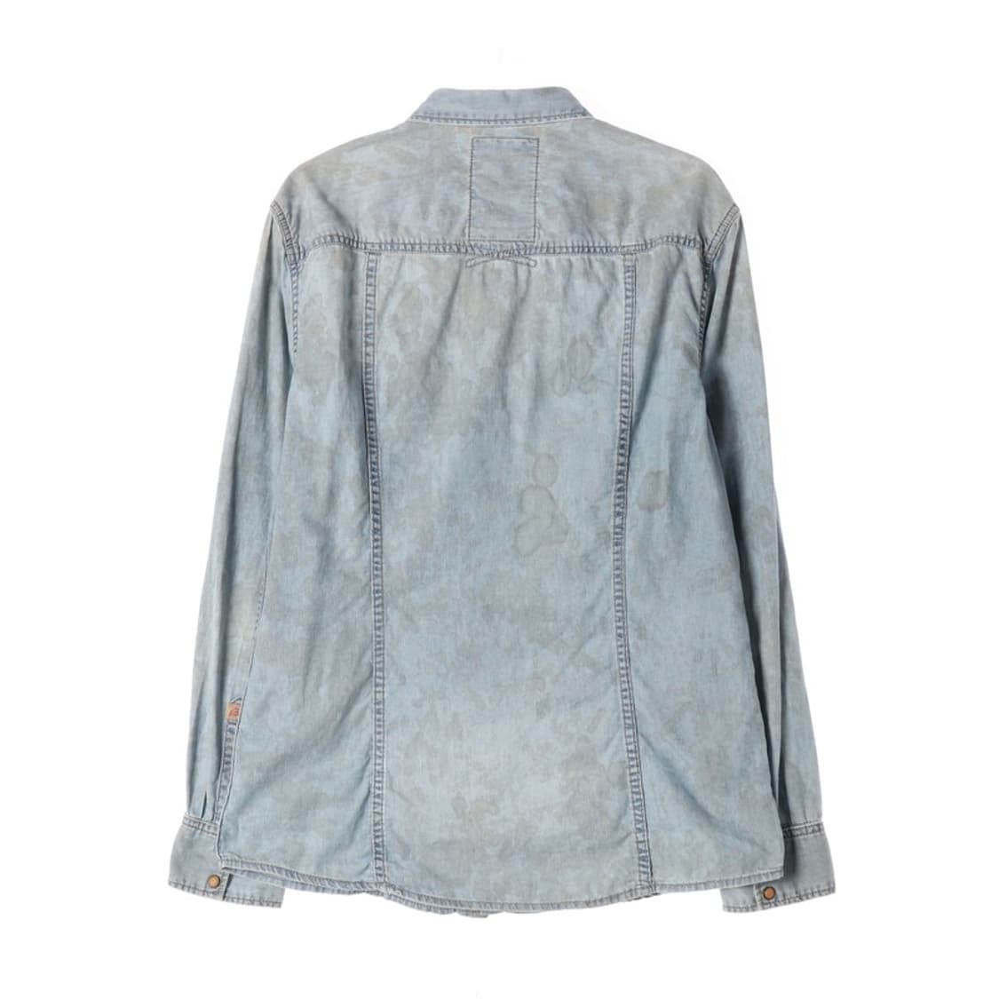 EDC BRAND 연청 워싱 데님 셔츠 상품이미지2