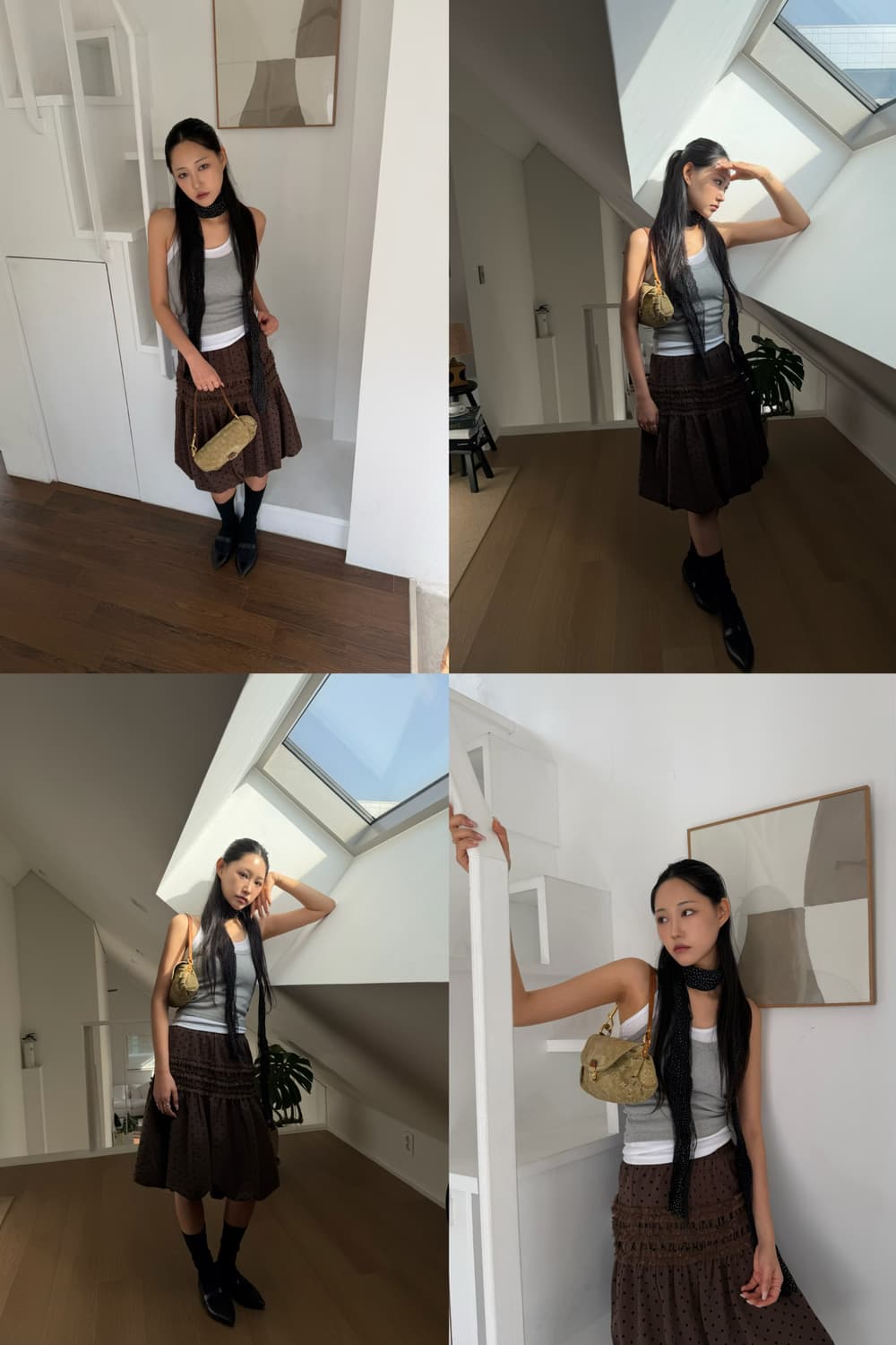 루이비통 데님 플리티백 카키 상품이미지2