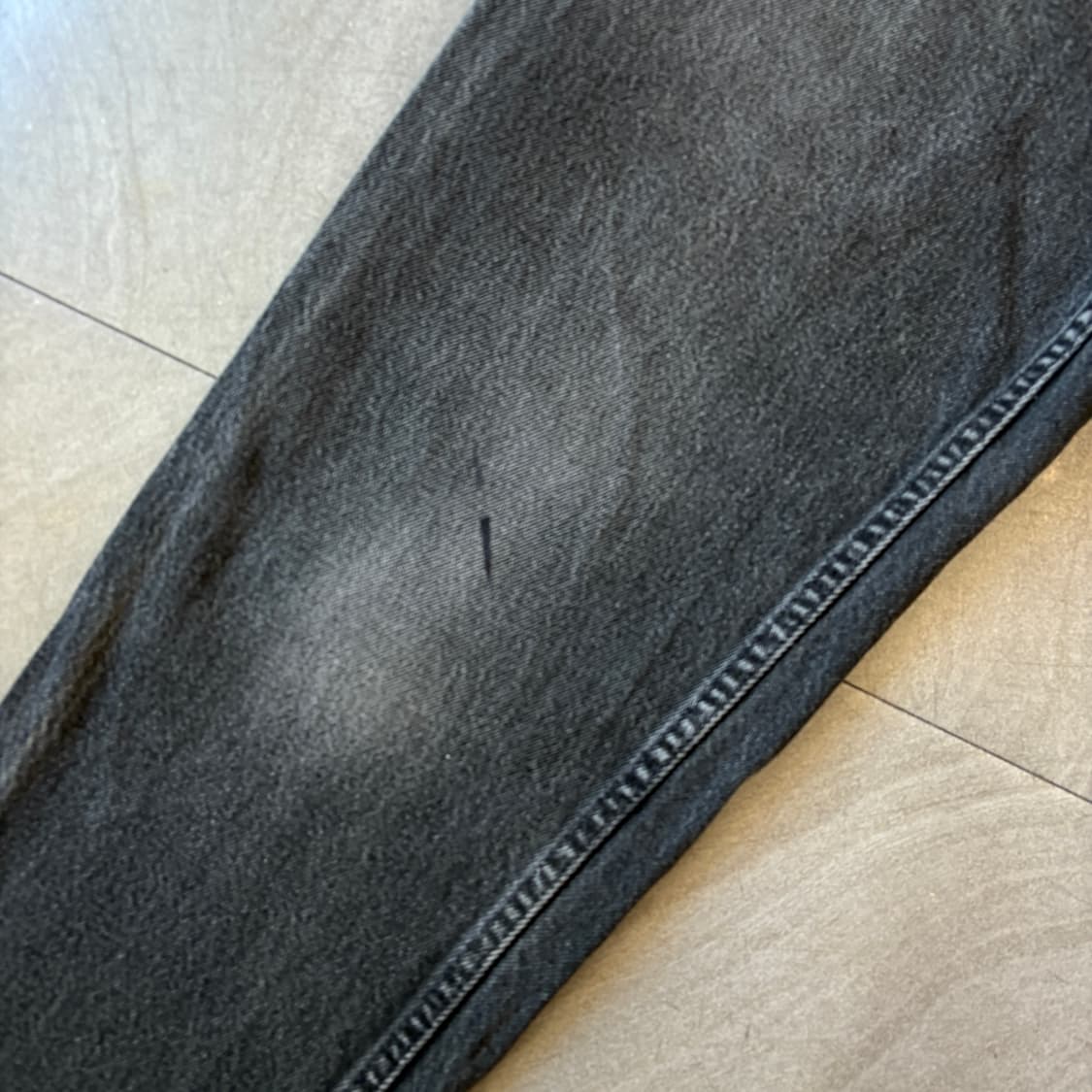 90s Levis 리바이스 550 데님 오렌지탭 블랙 팬츠  상품이미지9