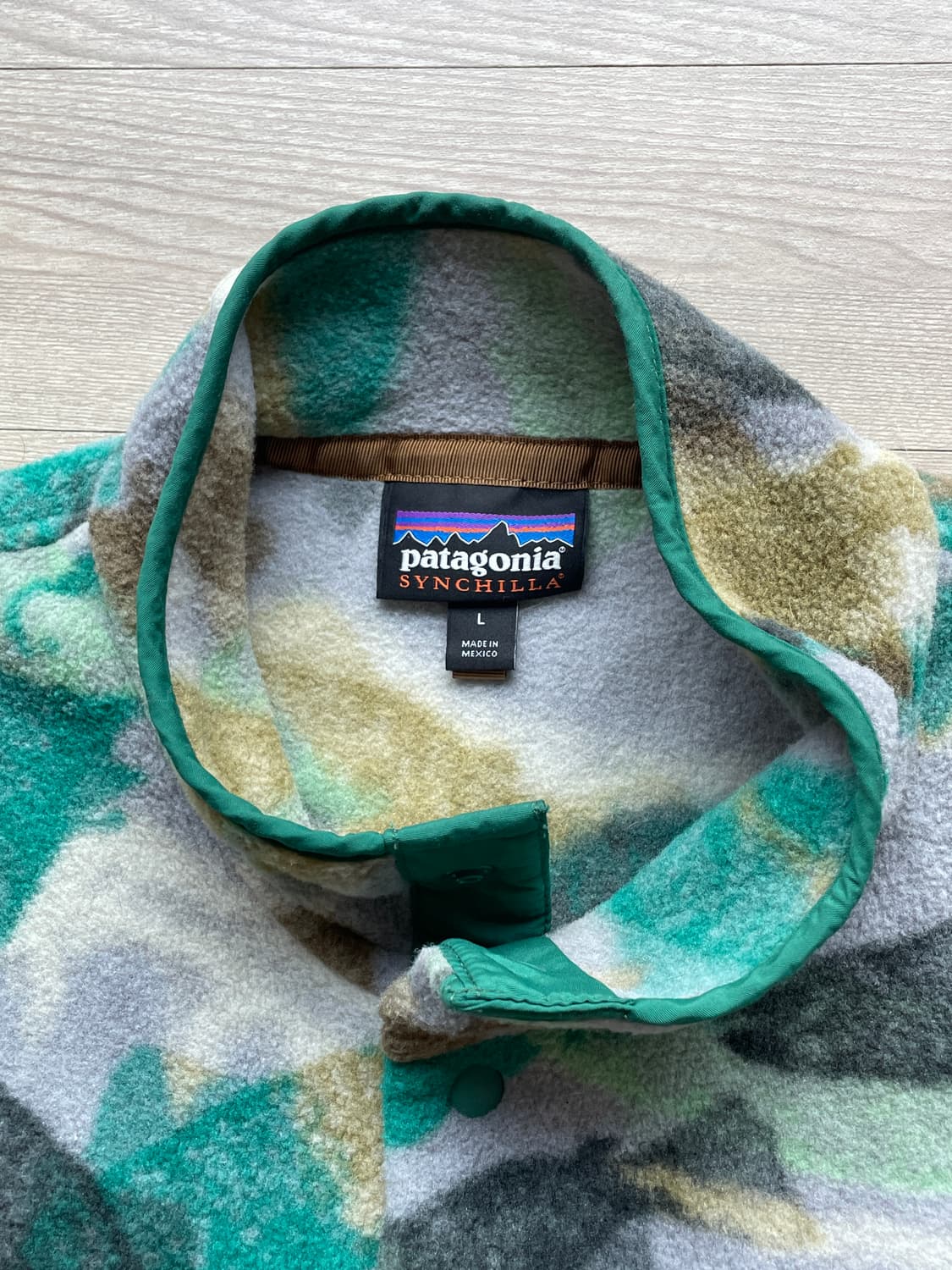 파타고니아 신칠라 연어떼 송어 패턴 rare patagonia 상품이미지3